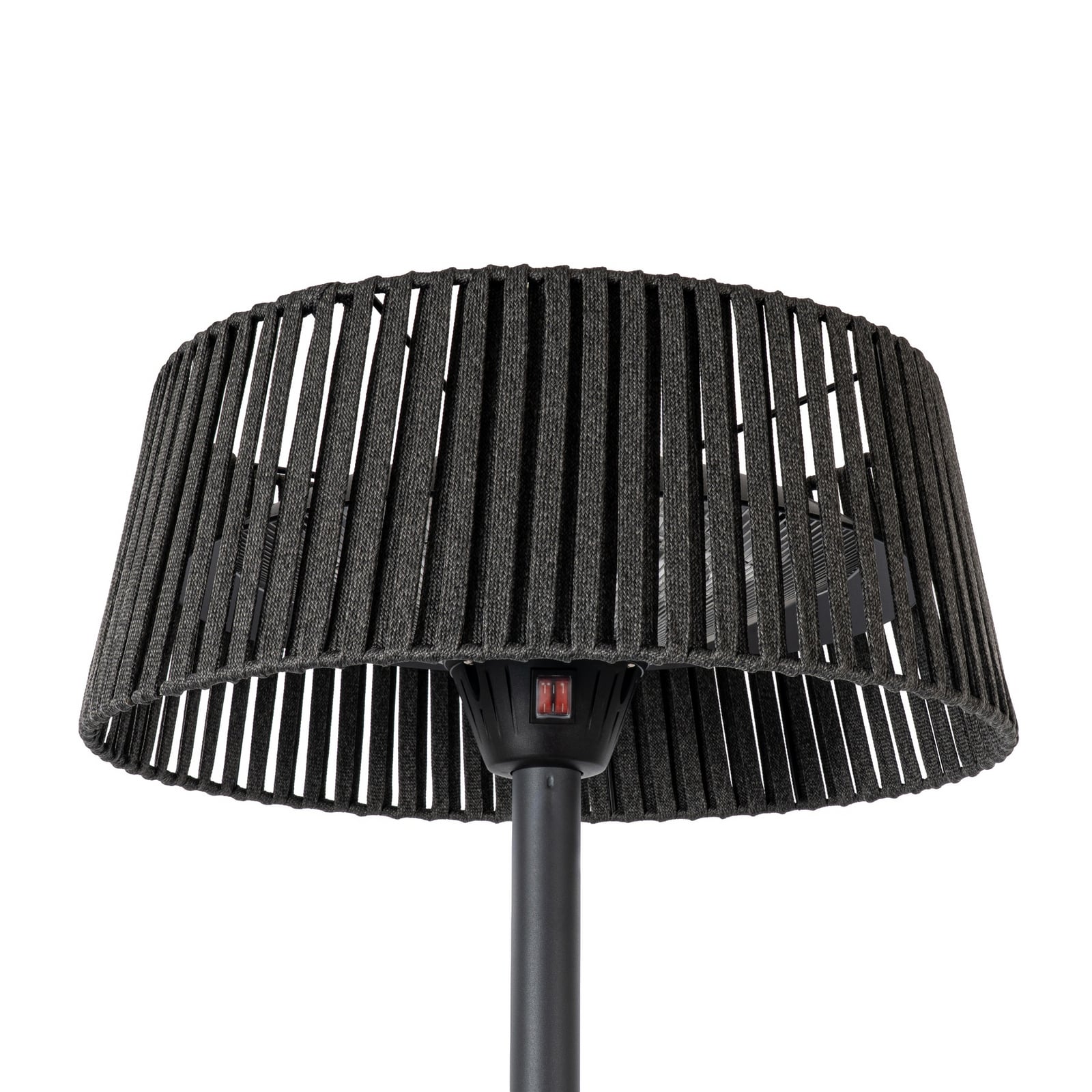 Radiateur rayonnant sur pied Pyravo, noir, 200 cm, aluminium, IP44 - Lucande Radiateur rayonnant sur pied Pyravo, noir, 200 cm, aluminium, IP44 - Lucande