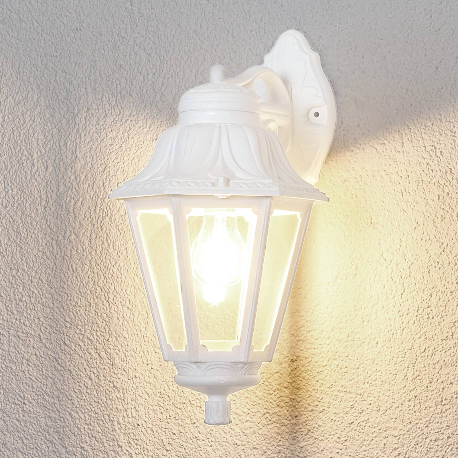 LED külső fali lámpa Bisso Anna E27 fehér