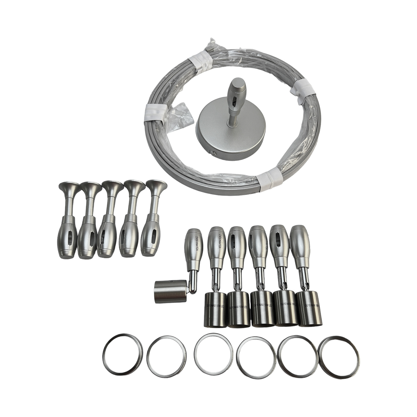Prios Panidia Flex-Schienensystem, nickel