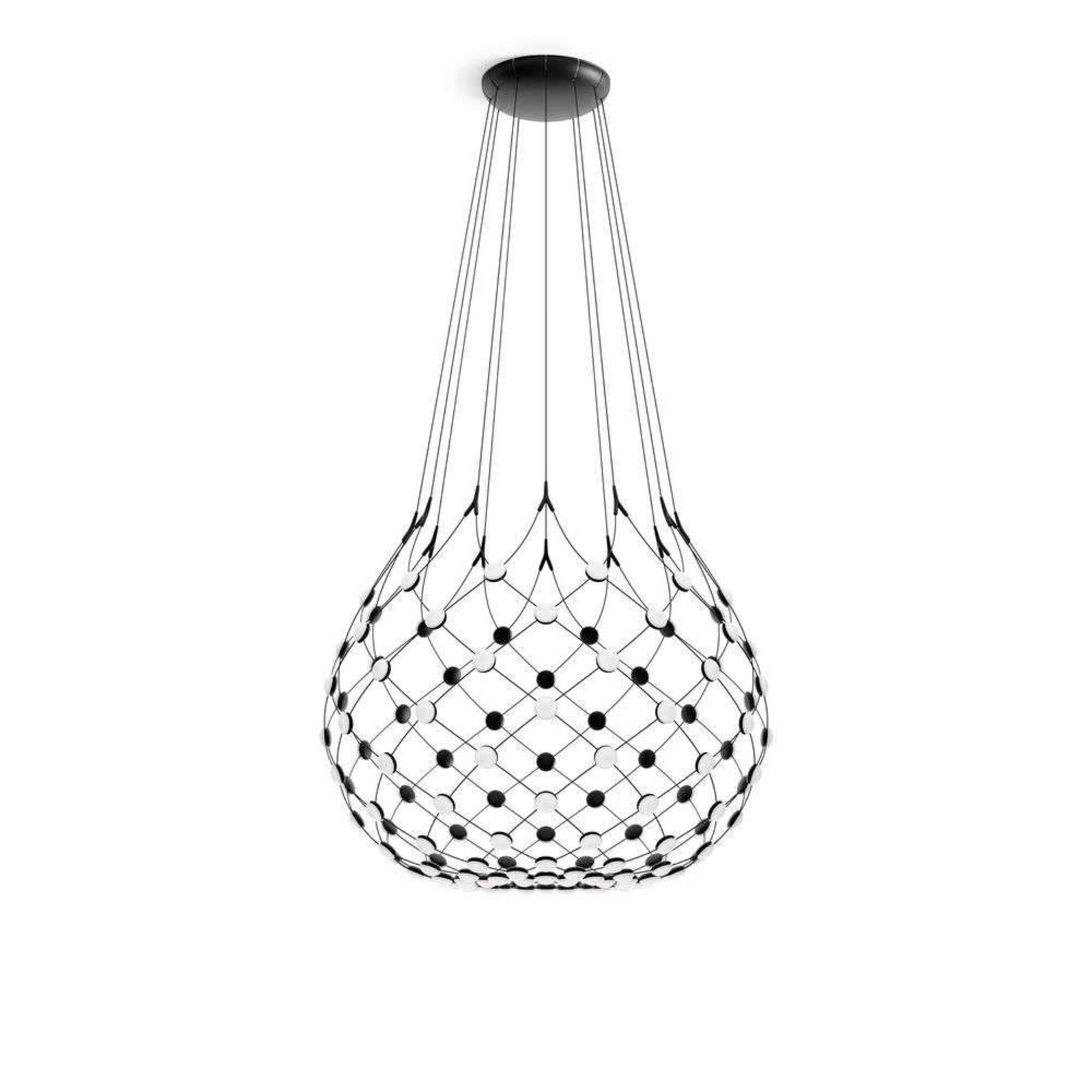 Lampada a sospensione Mesh Wireless Bluetooth, Ø 100 cm, 4 m - Luceplan
