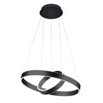 Delta LED pendant light, CCT, two rings