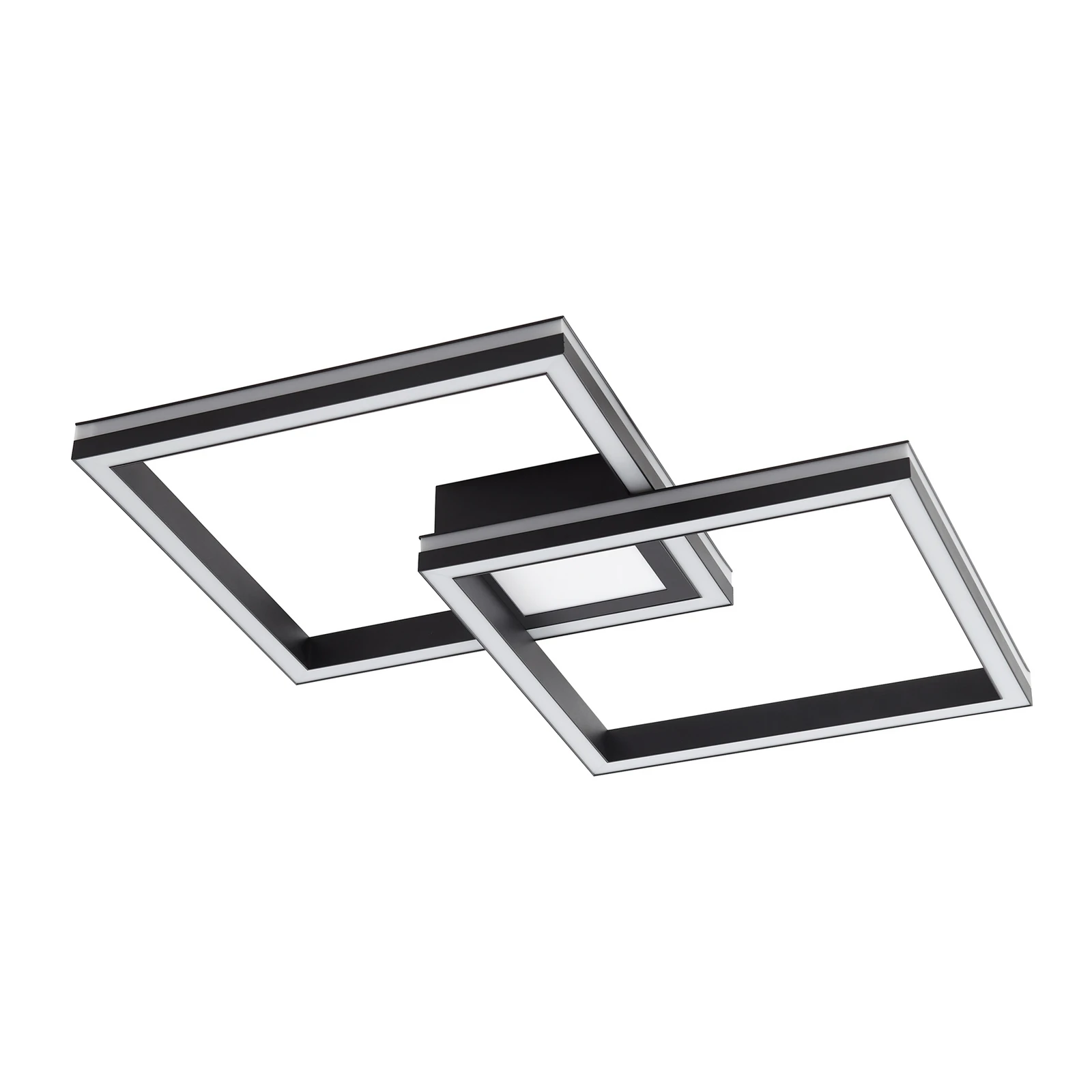 Lucande Smart LED-Deckenlampe Tjado, 85cm, schwarz, RGB, CCT