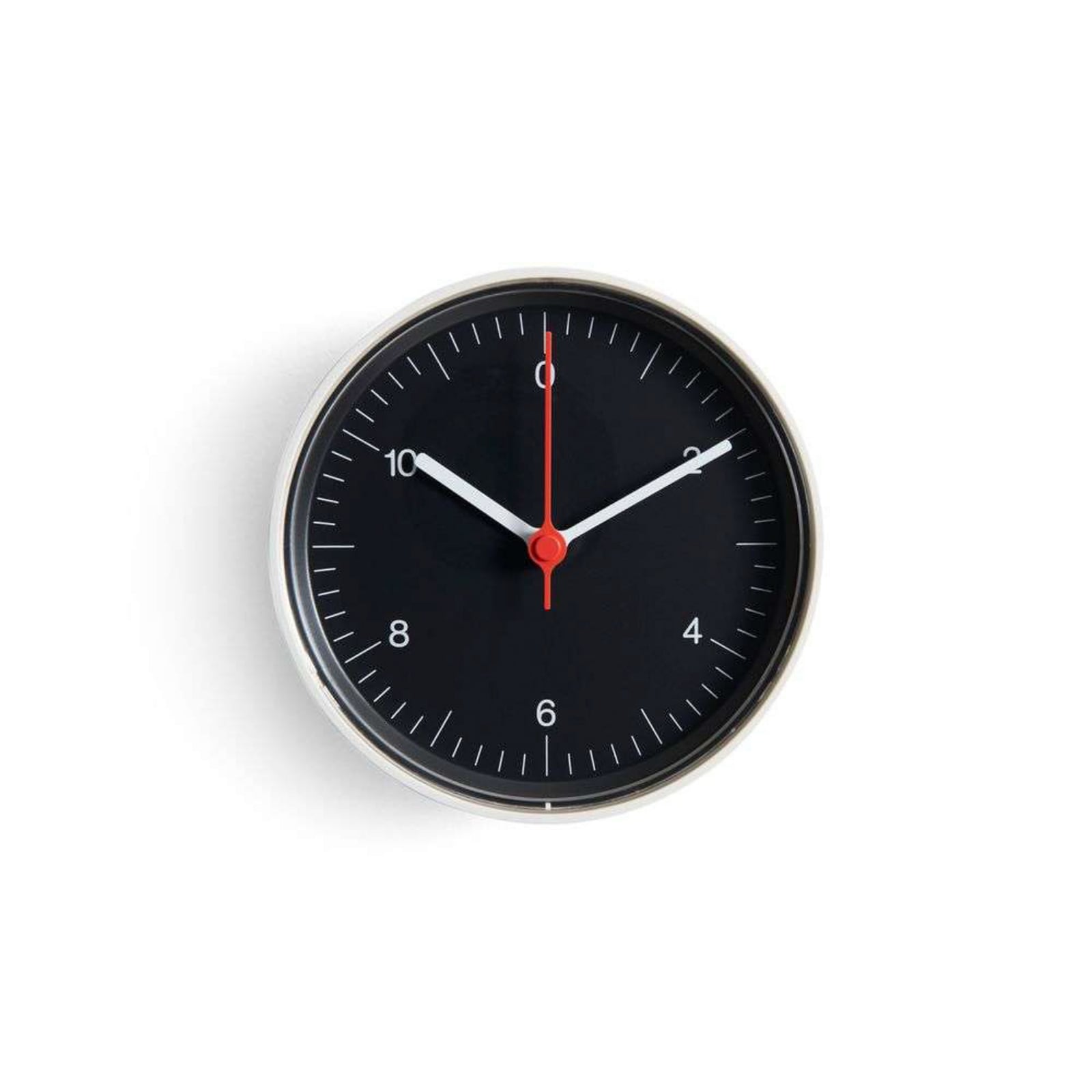 Table Clock Tischuhr schwarz/weiß Kunststoff Höhe 14cm - Hay