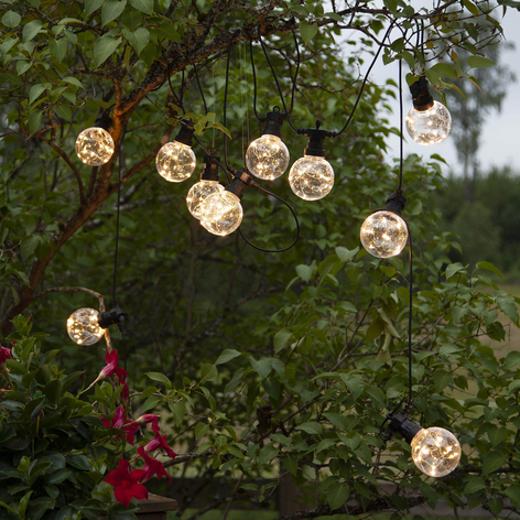 Guirlande LED Big Circus, Dew Drops, 10 lampes