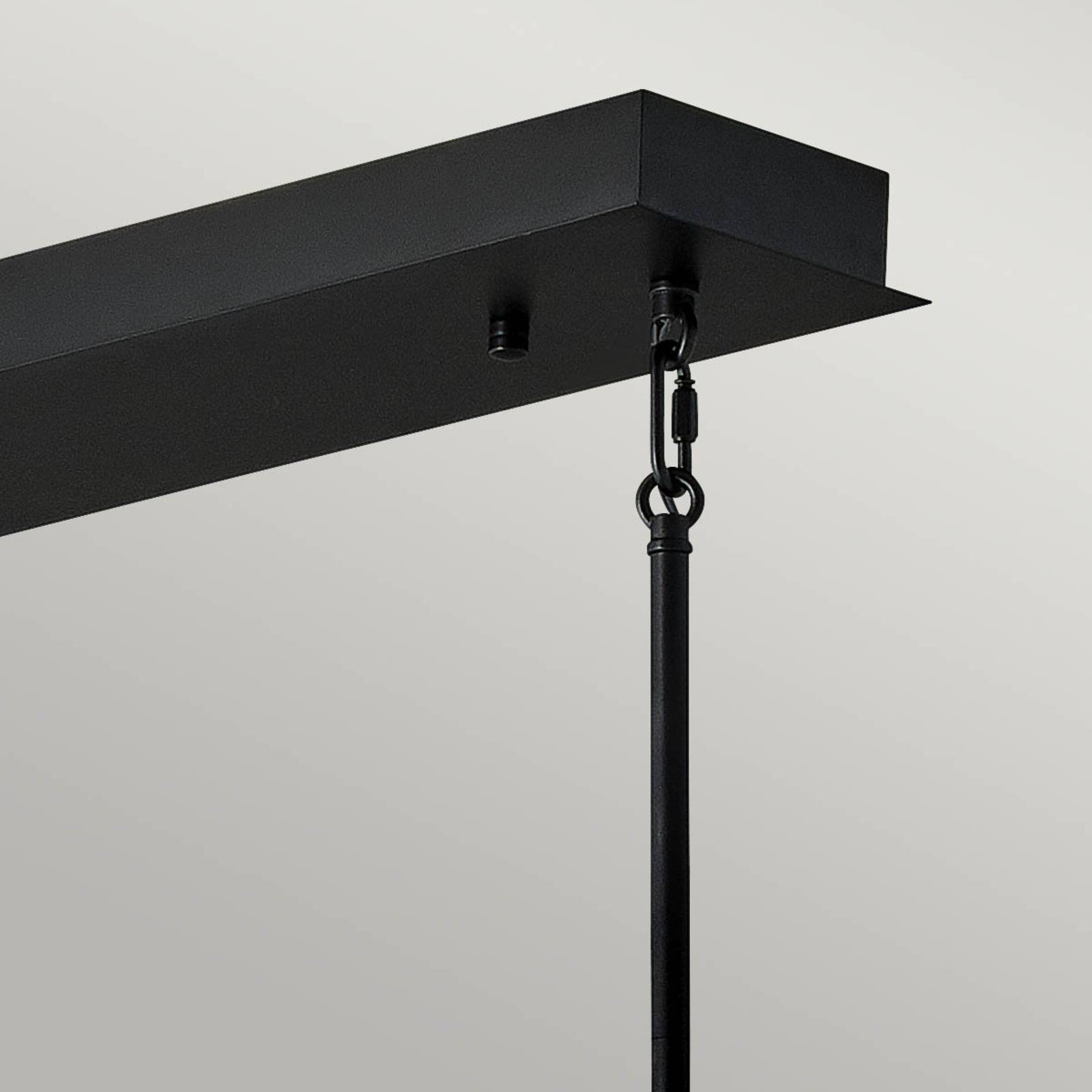 Photos - Chandelier / Lamp Quintiesse Styx LED hanging light black 3,000 K 30.5 x 113 cm 