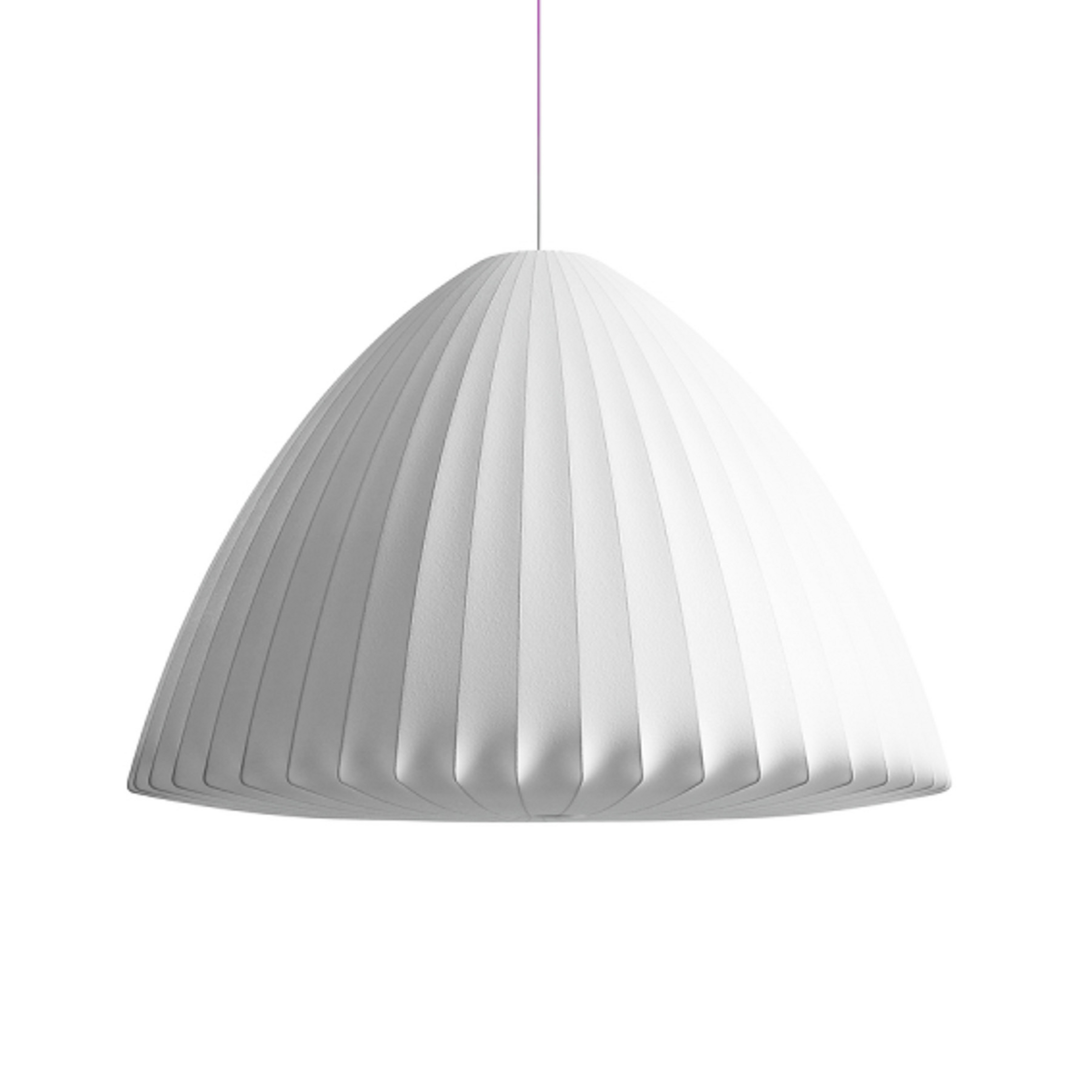 Závěsné světlo Nelson Bell Bubble, Ø 107 cm, bílé, E27 – HAY