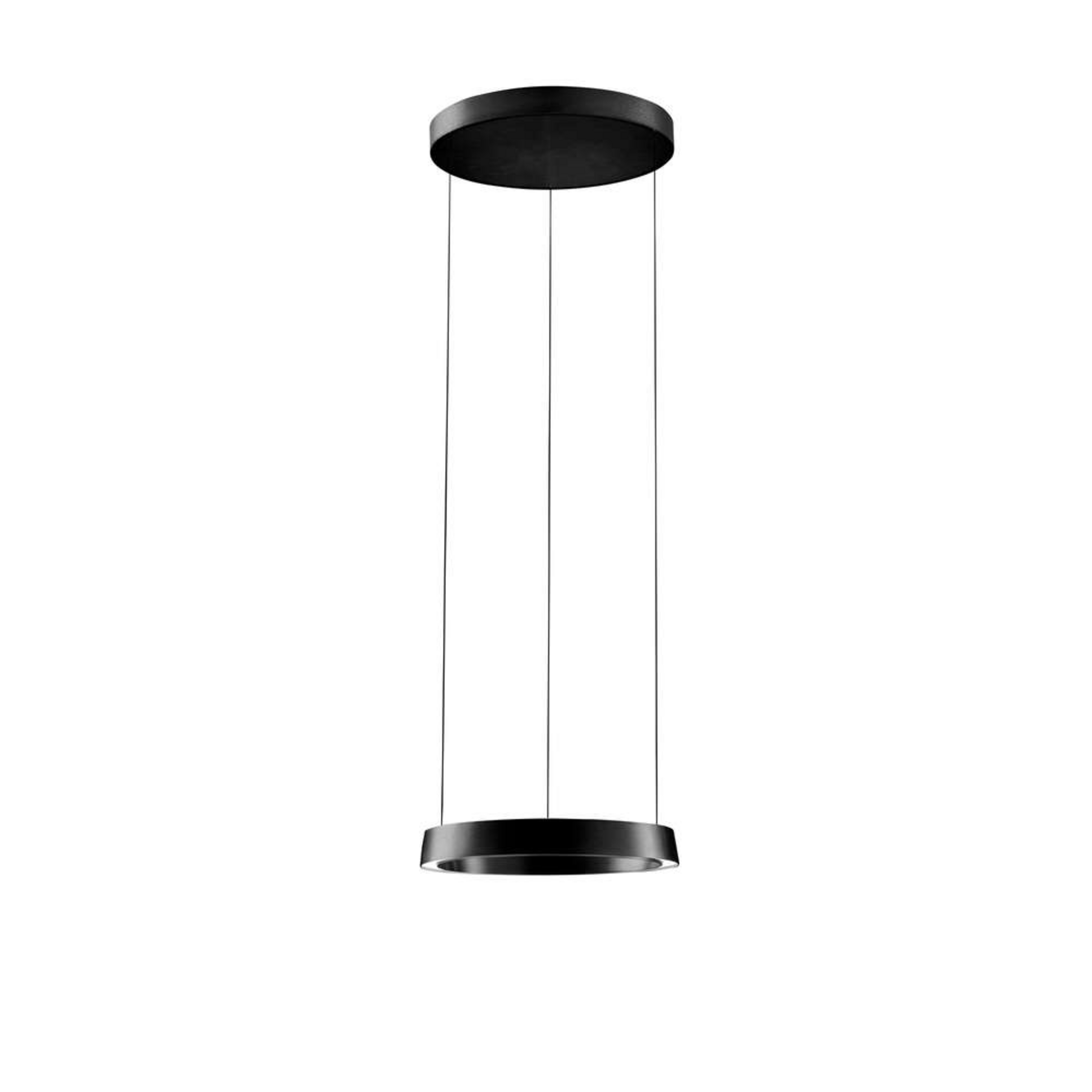 Edge Round Pendelleuchte Ø400 Carbon Black - LIGHT-POINT
