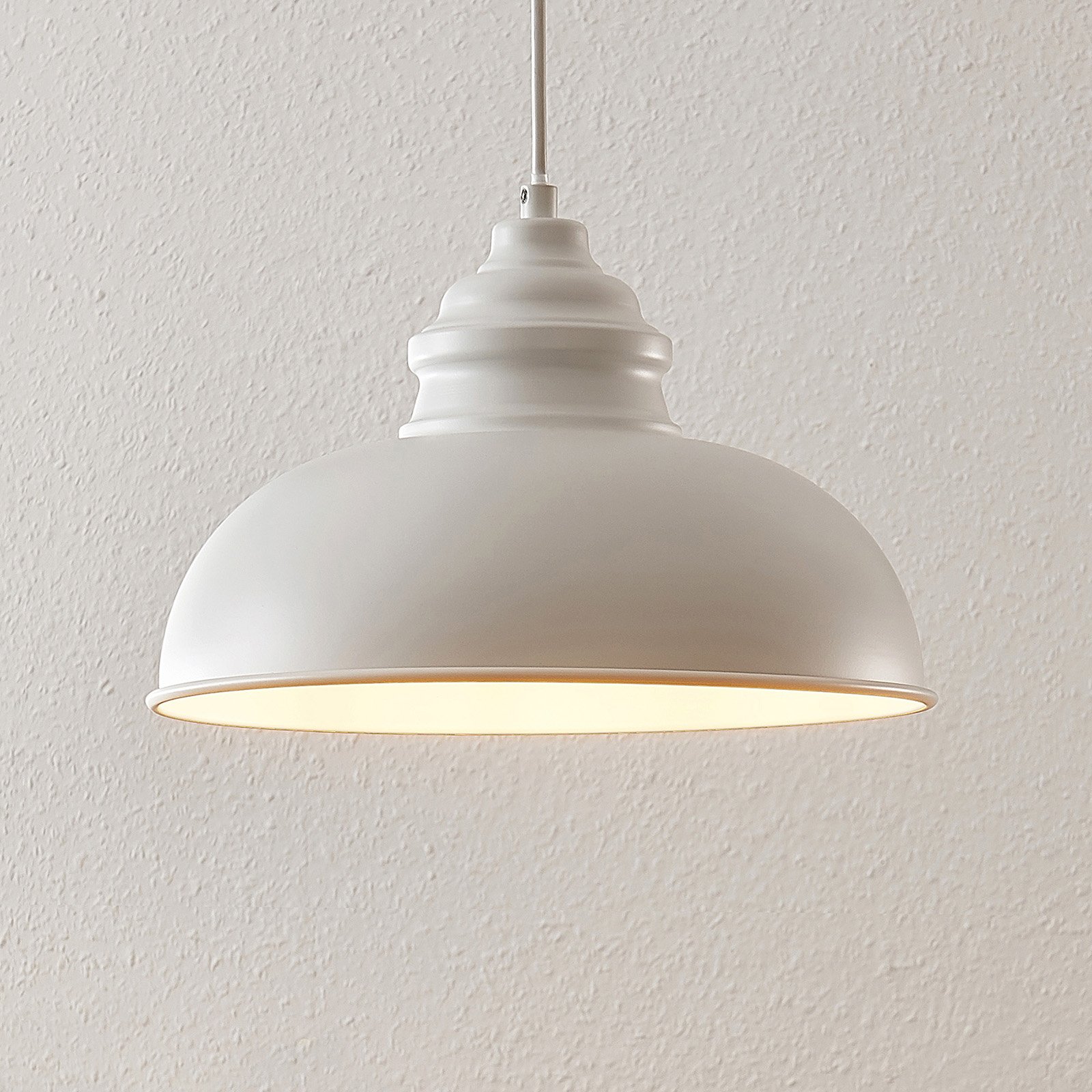 Cliona Pendant Matt White - Lindby