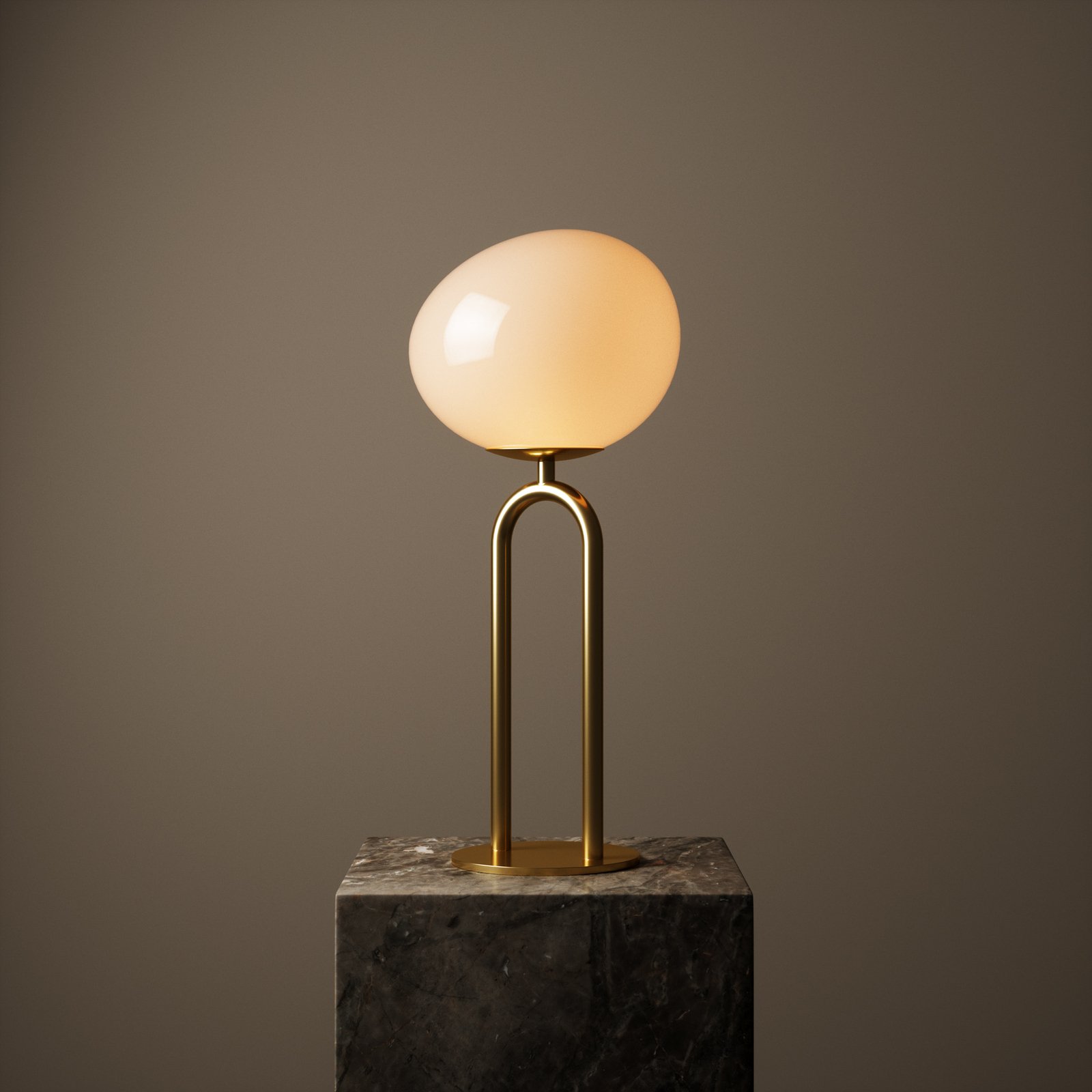 Shapes Bordslampa Brass - DFTP