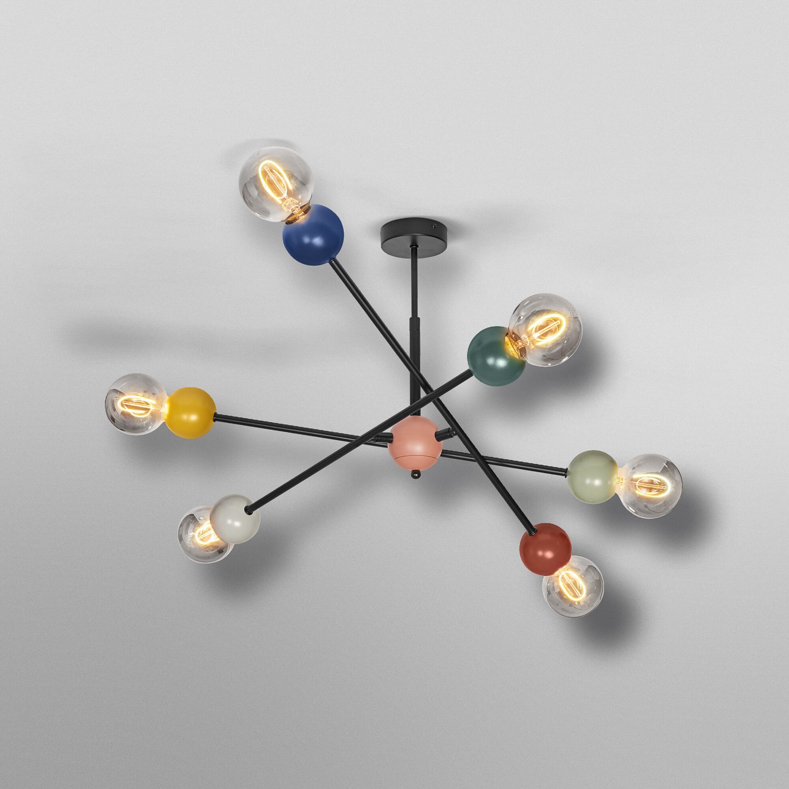 Plafonnier OSRAM Decor Bubble, à 6 lampes, acier, multicolore, E27