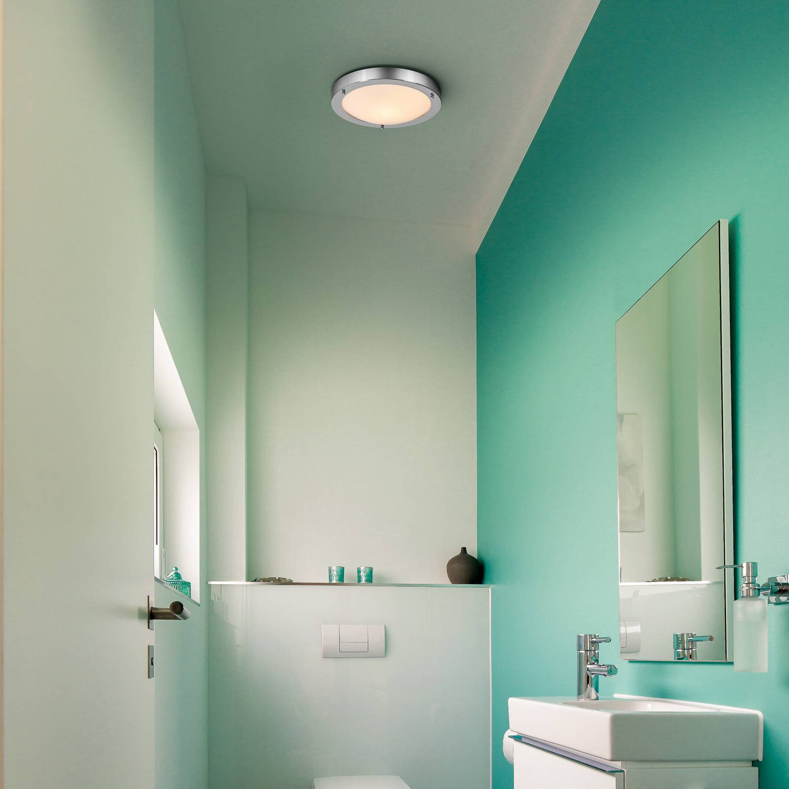Levně LEDVANCE Bathroom Classic Round stropní Ø31 chrom