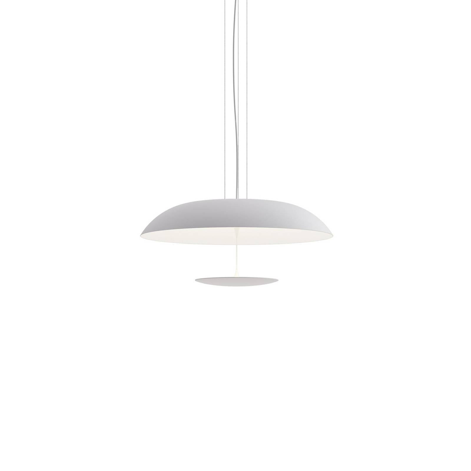 Karman LED-Hängeleuchte BLANCO, Ø 60 cm, weiß, Metall
