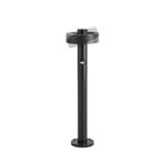 Bornes lumineuses LED Nirella, détecteur, 60 cm, noir, métal, IP65, CCT -
