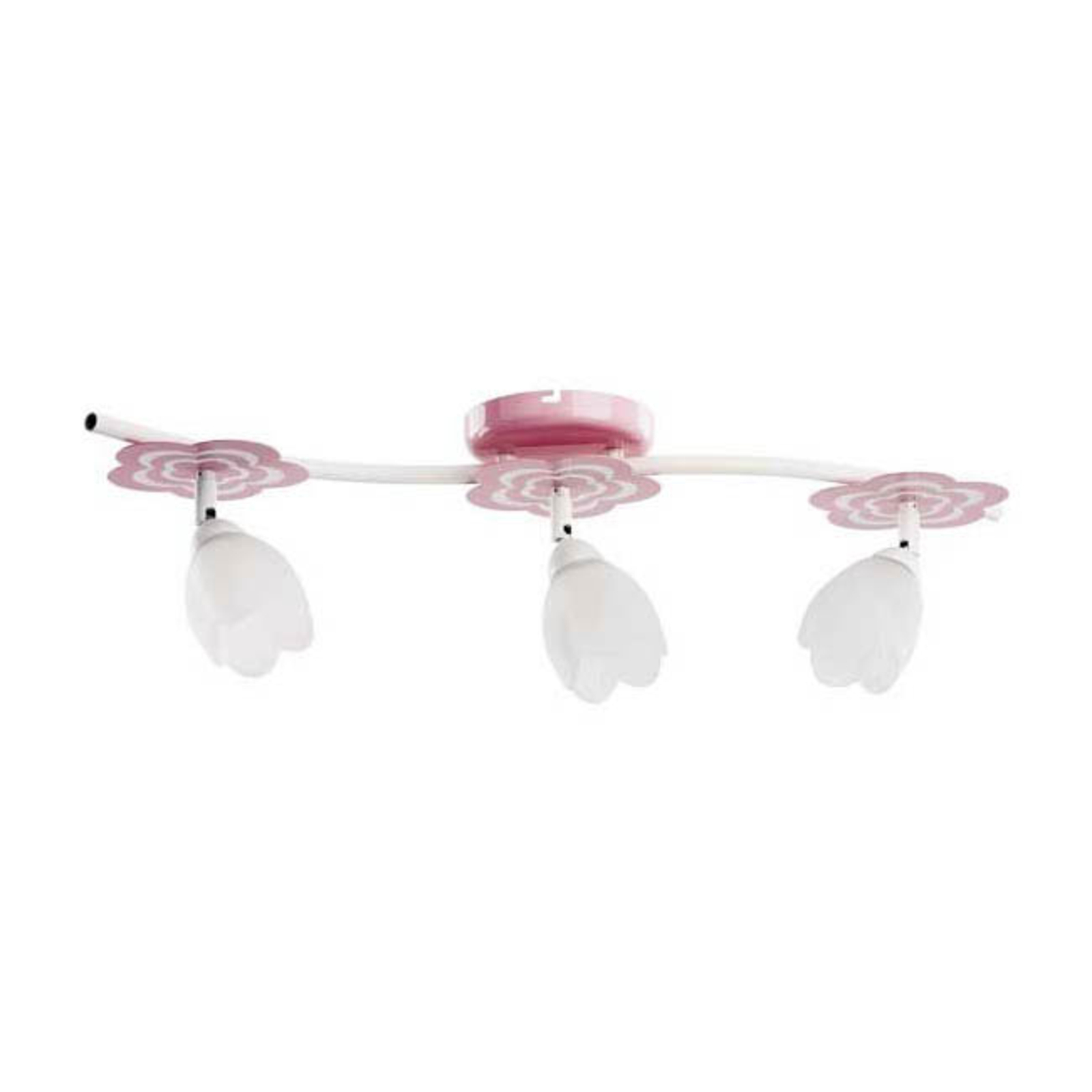 Mailin children's ceiling light in pink long
