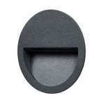 Loya Round Venkovní Nástěnná Vestavná Svítidla Dark Grey - Lucande