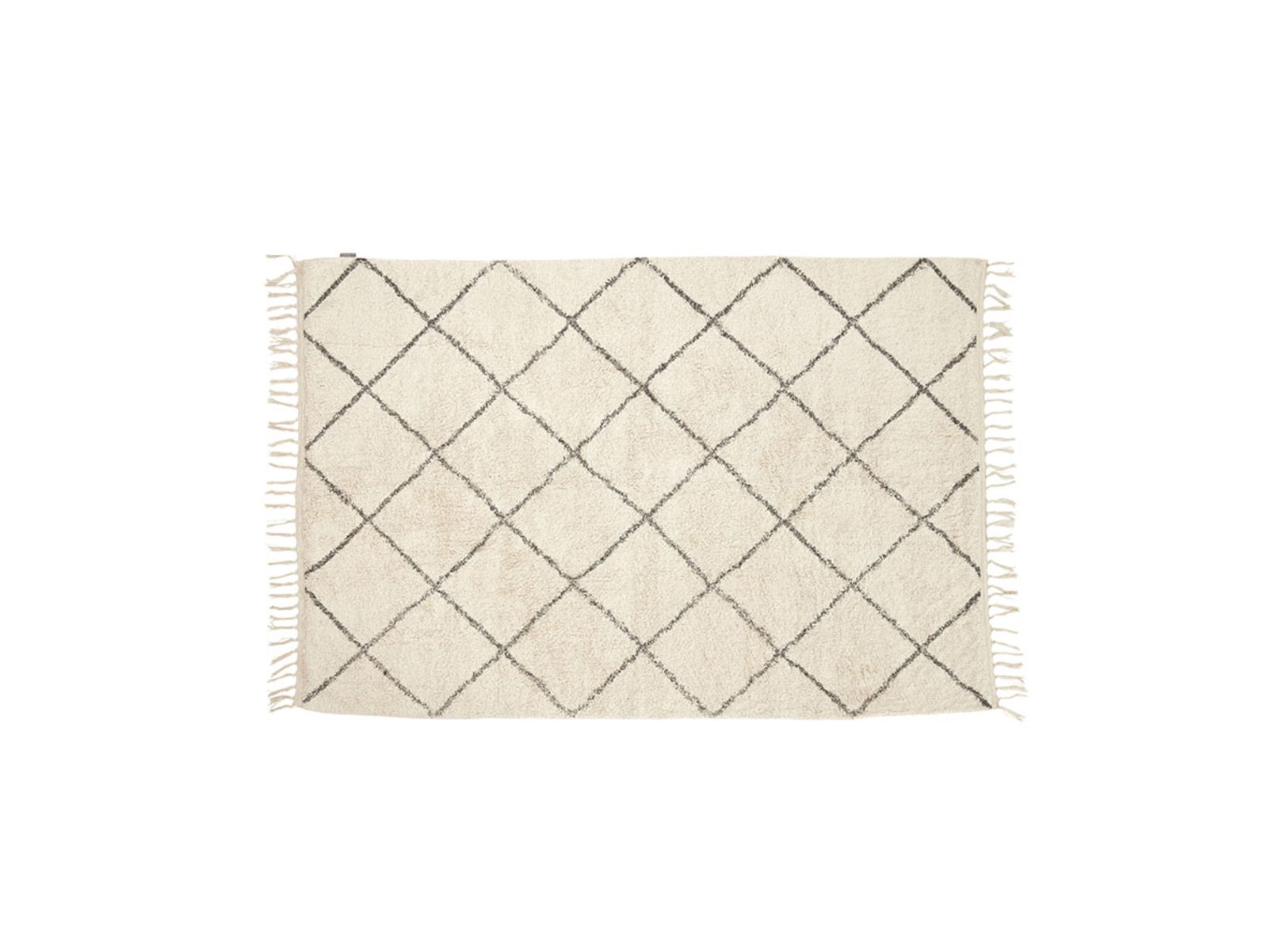 Rhomb Rug 120x180 Off-White - Hübsch