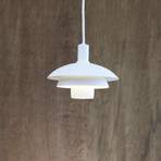 Dyberg Larsen Suspension Morph, blanc, hauteur 32 cm, métal