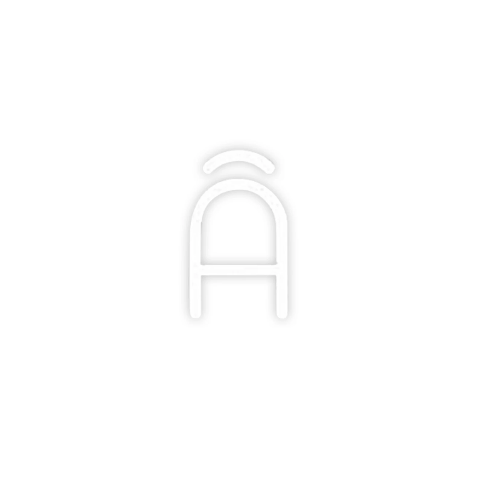 Artemide Alfabeto della Luce parete lettera maiuscola Ã