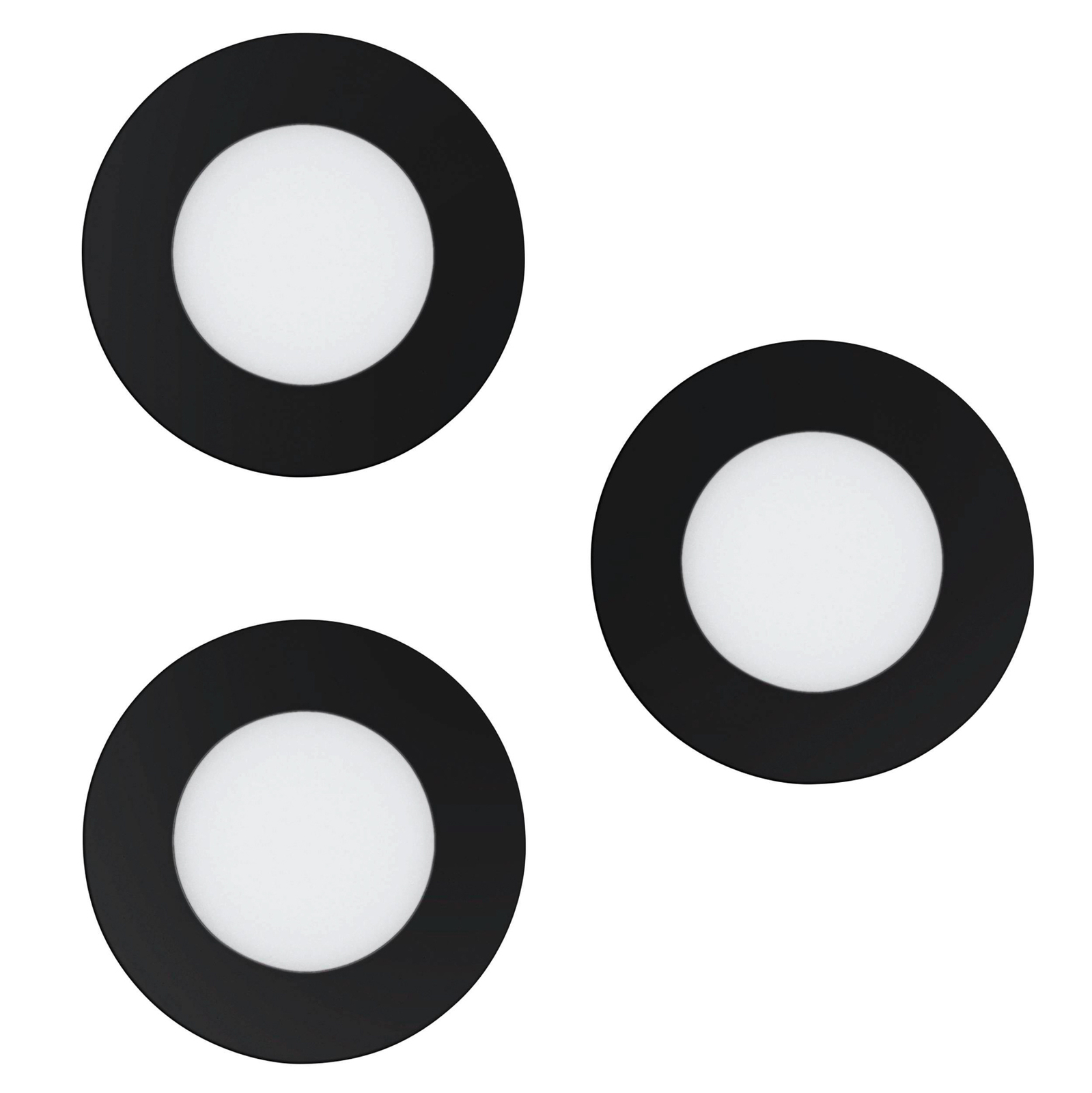 EGLO connect Fueva-Z recessed light set of 3