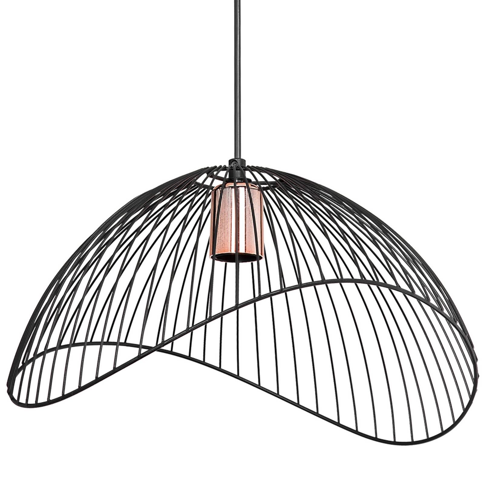 Hängeleuchte Telma, schwarz, Ø 38 cm, Metall günstig online kaufen