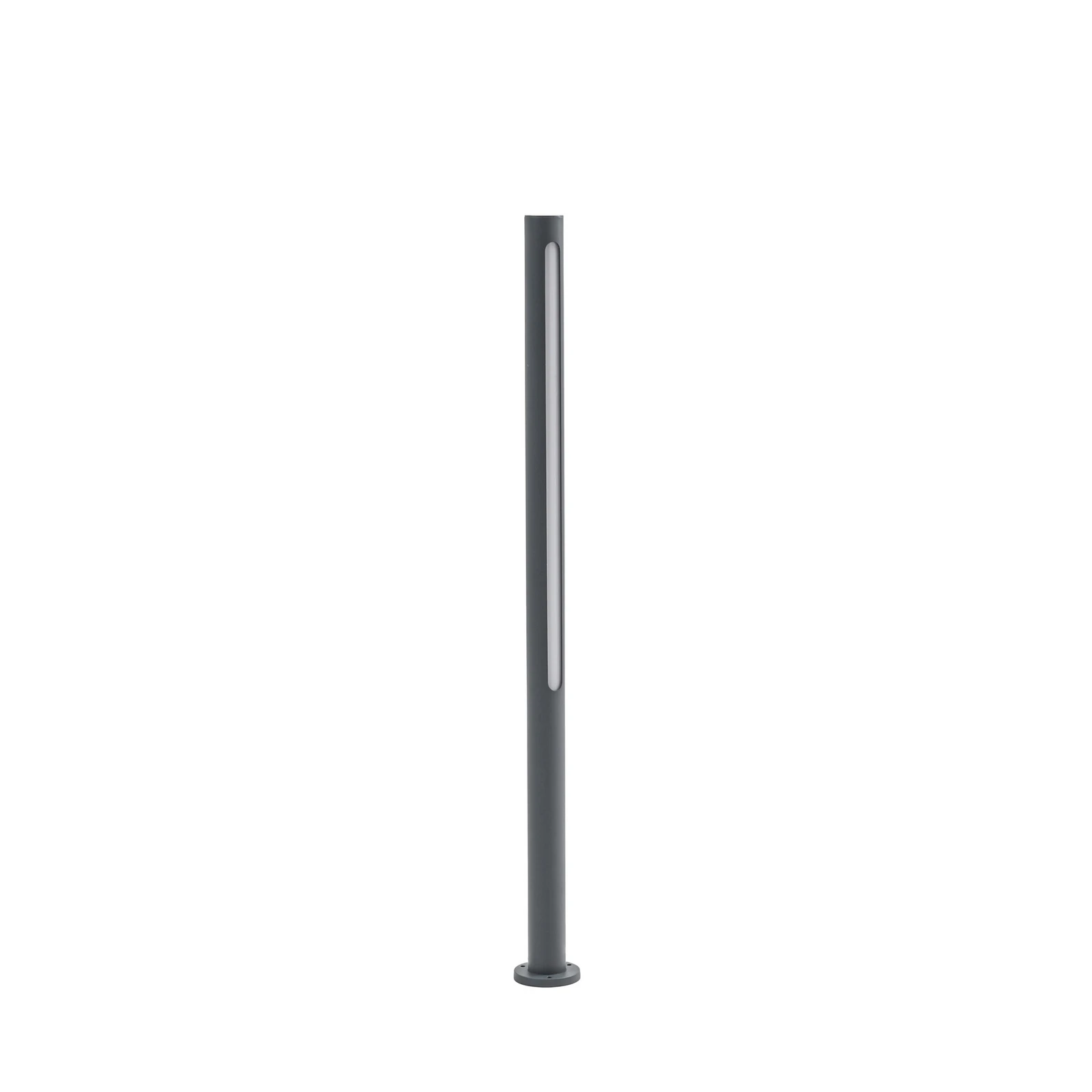 Lindby LED φωτιστικό διαδρόμου Liravel, ύψος 90 cm, ανθρακί, IP65