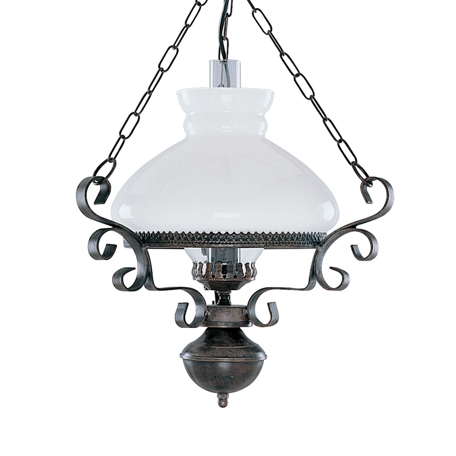 Oil Lantern - hanging lamp with antique charm