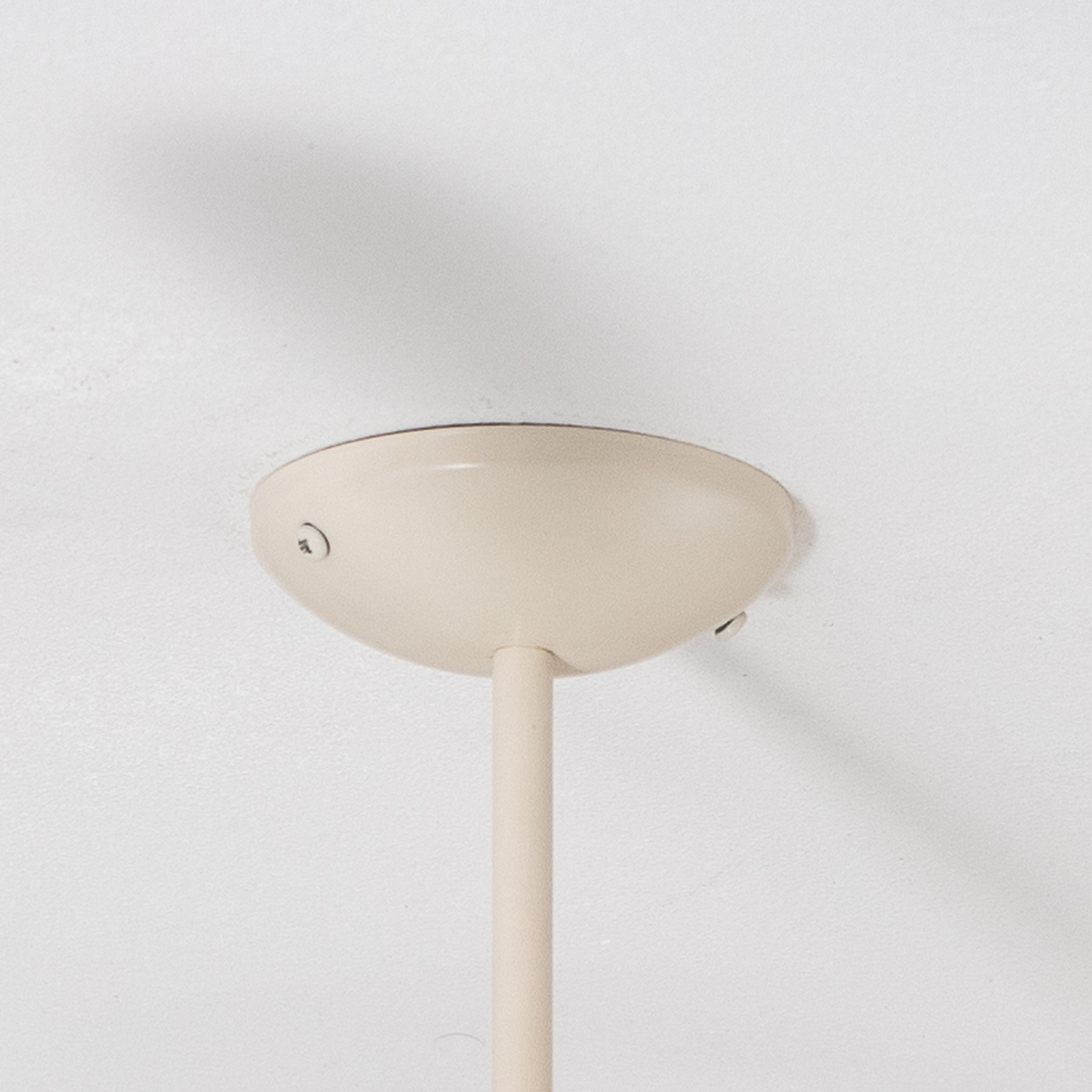 Plafonnier Gloriosa, verre, crème, à 10 lampes