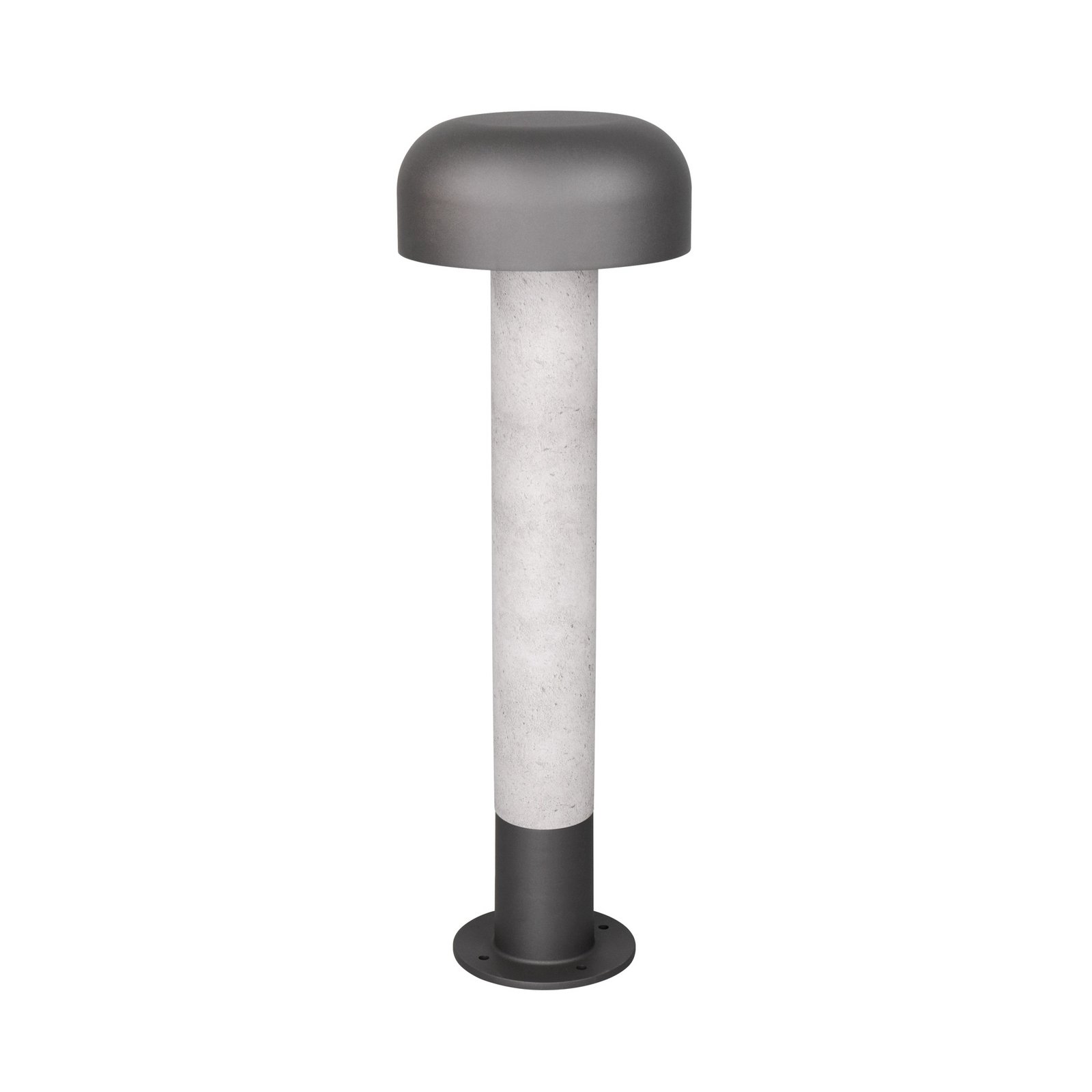 Wegeleuchte FRASER, Betonoptik, Höhe 54 cm, Metall, IP54 Wegeleuchte FRASER, Betonoptik, Höhe 54 cm, Metall, IP54