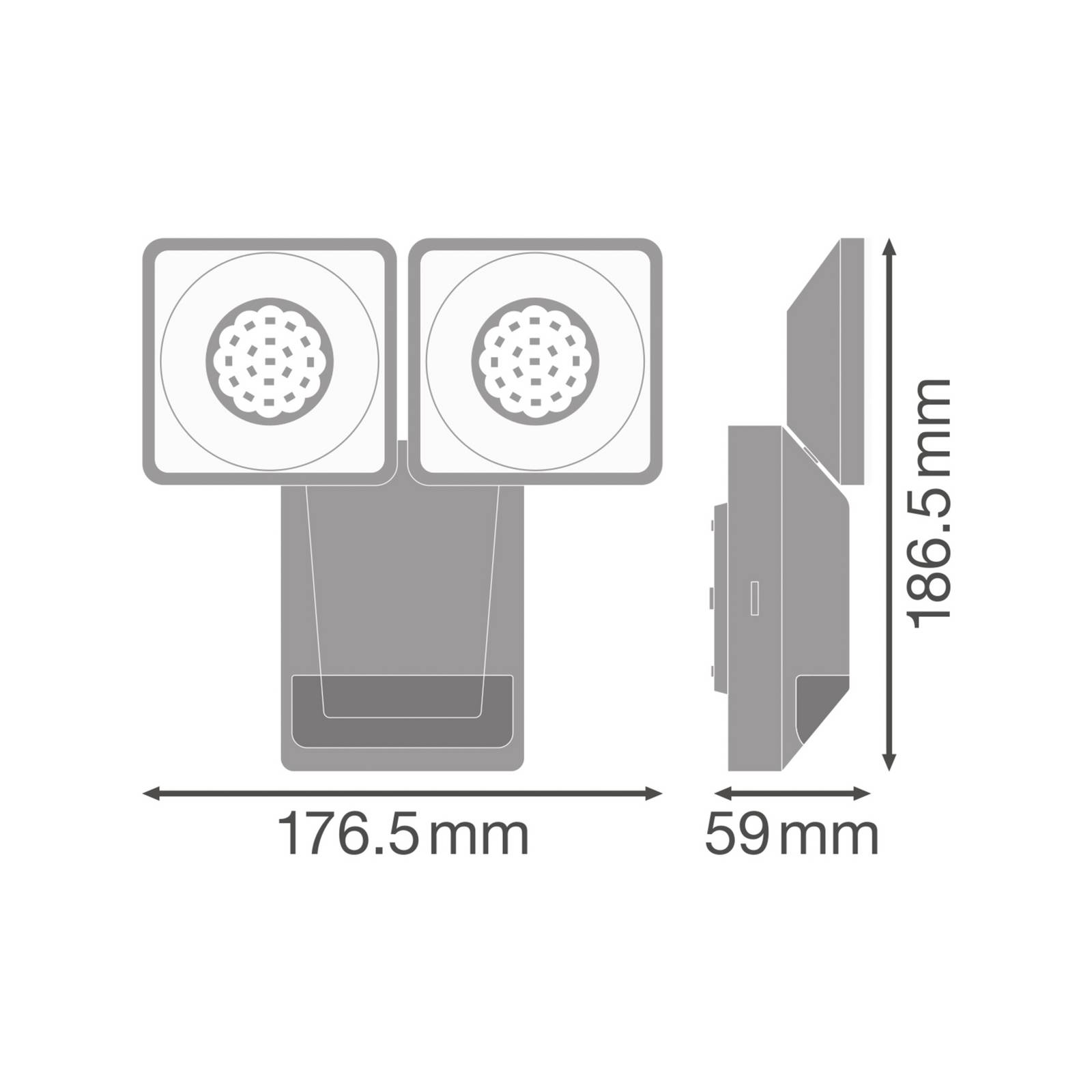 Reflektor zewnętrzny OSRAM LED z czujnikiem ENDURA PRO, biały, IP55