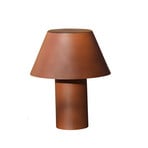 Vivo LED-bordlampe, brun, IP44, højde 30 cm, dæmpbar.