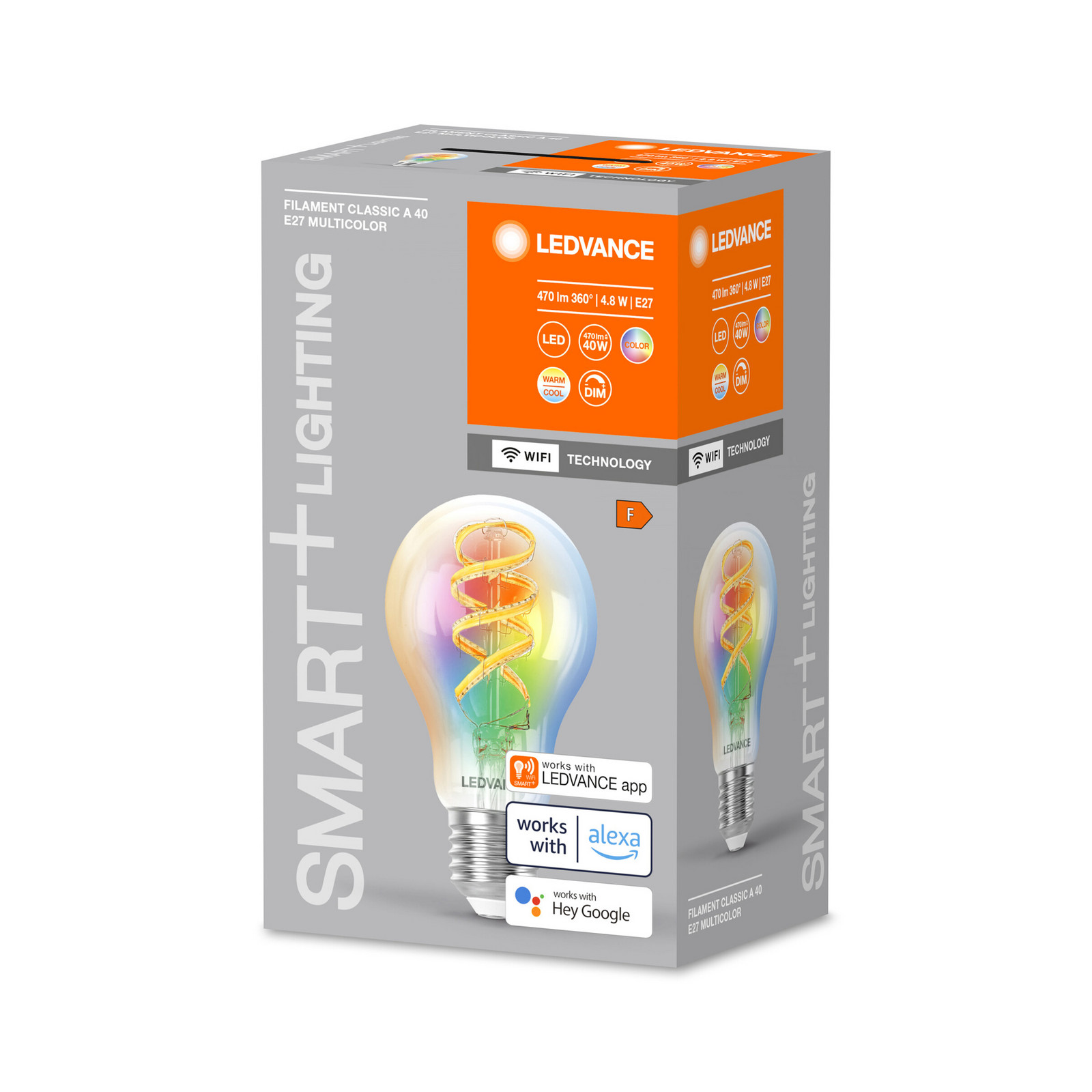 LEDVANCE SMART+ WiFi E27 48W Classic clar RGB CCT