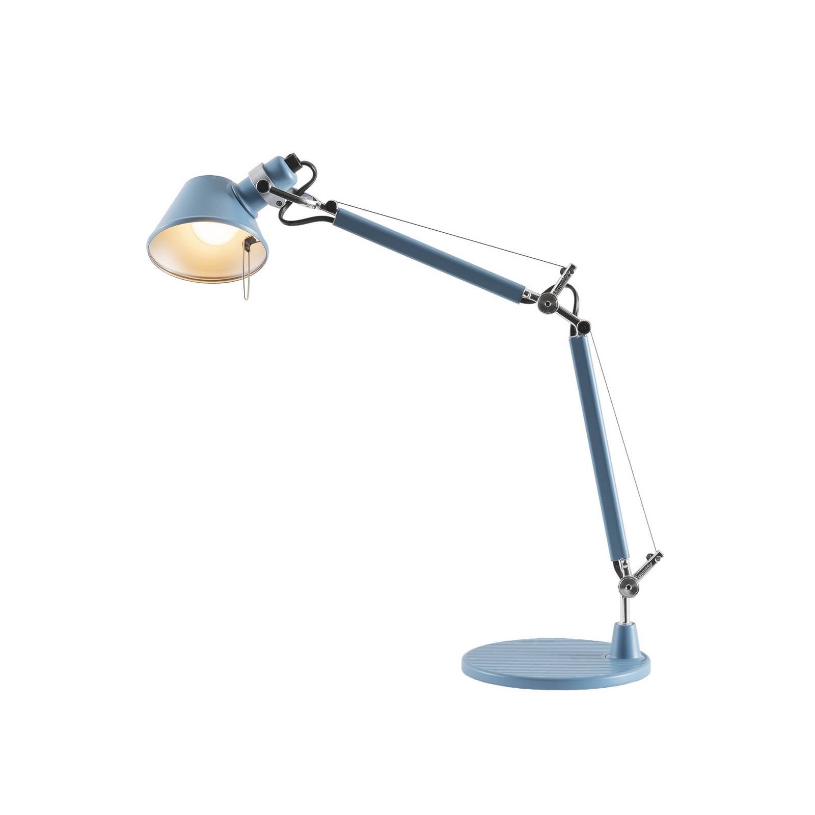 Artemide Tischleuchte Tolomeo Micro, hellblau