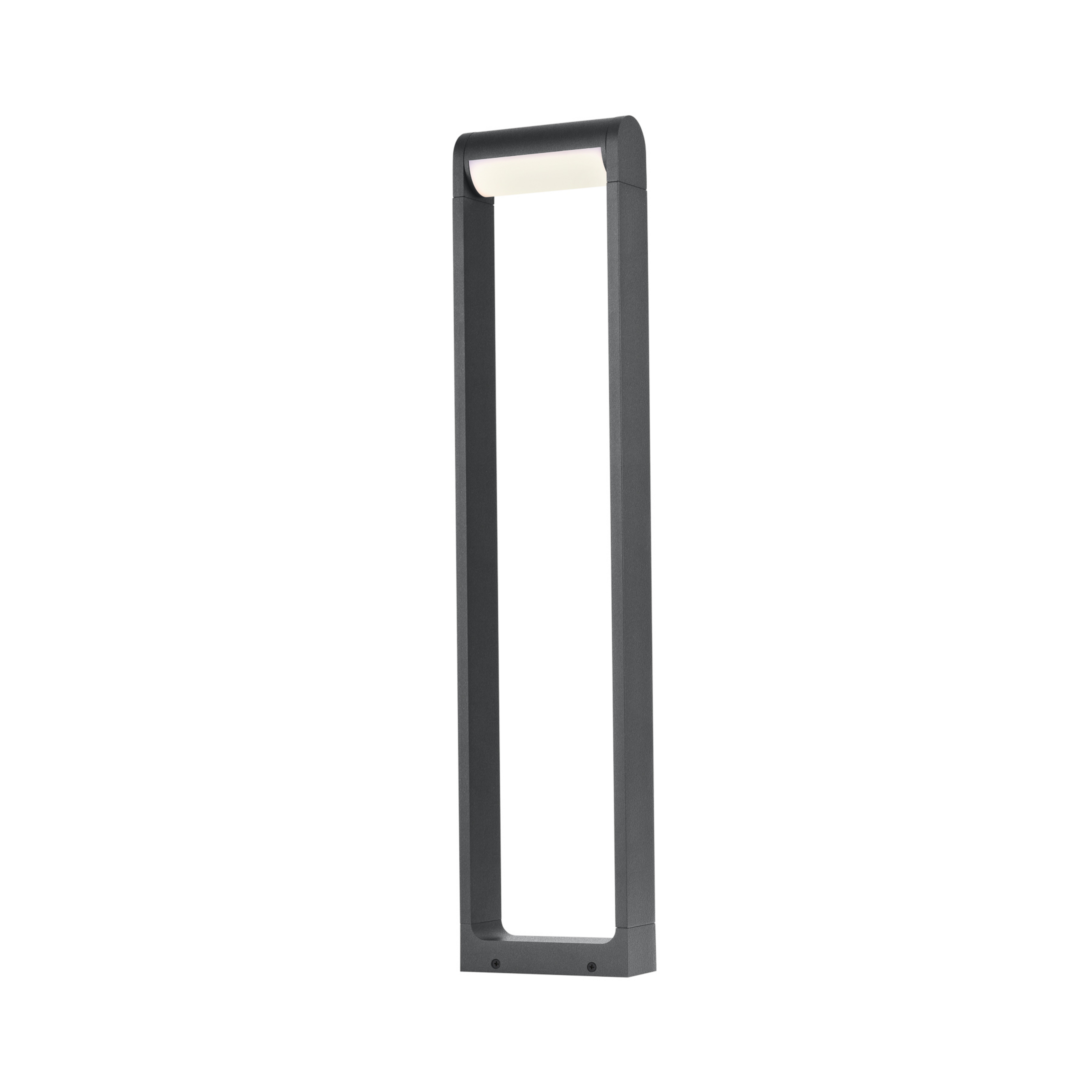 Lampione a LED CMD 9051, altezza 80 cm, antracite, IP65, metallo