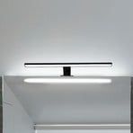 LED-ogledalo Bill, širina 60 cm, črno, kovinsko, 4.000 K