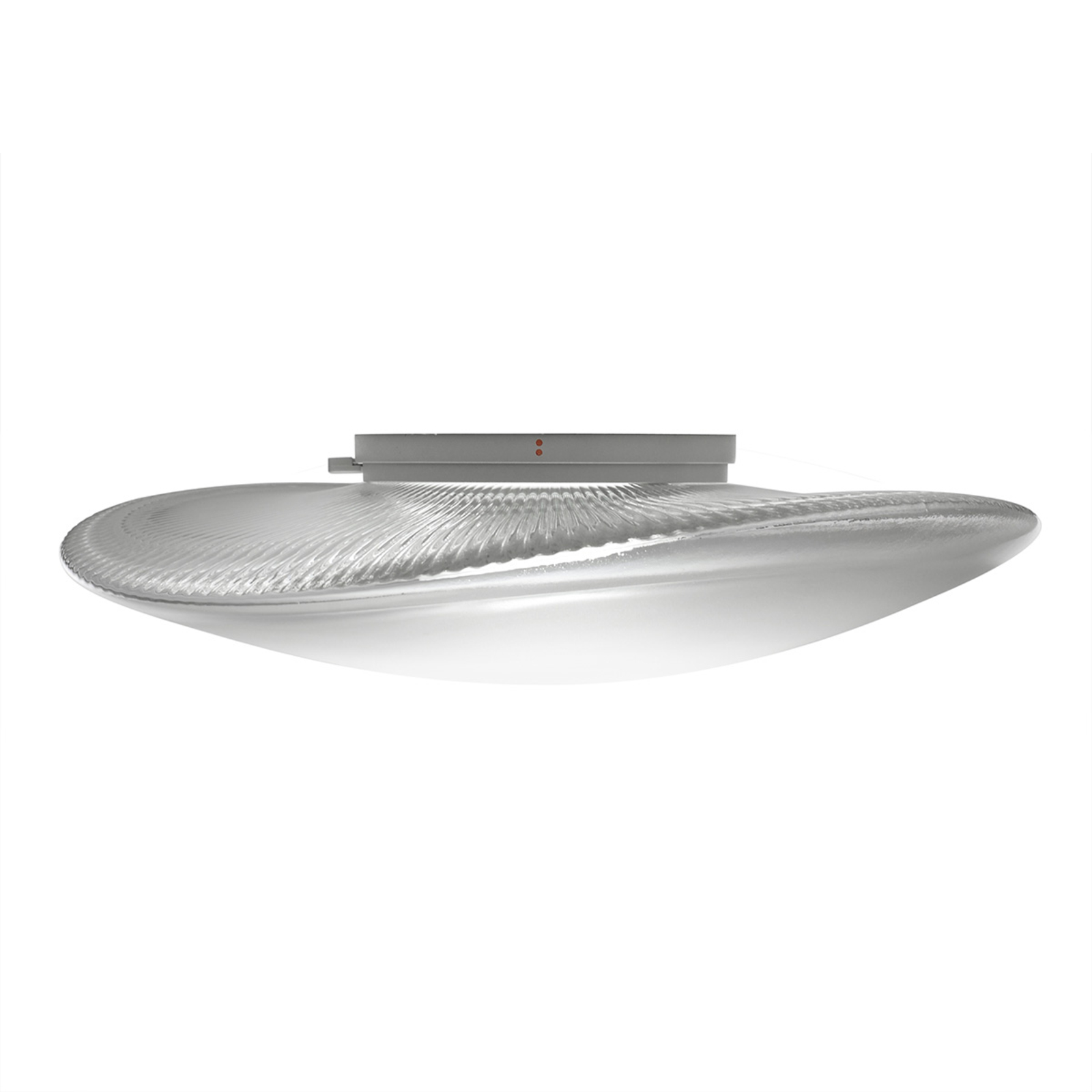 Powerful Loop glass ceiling light with LED 3000 K