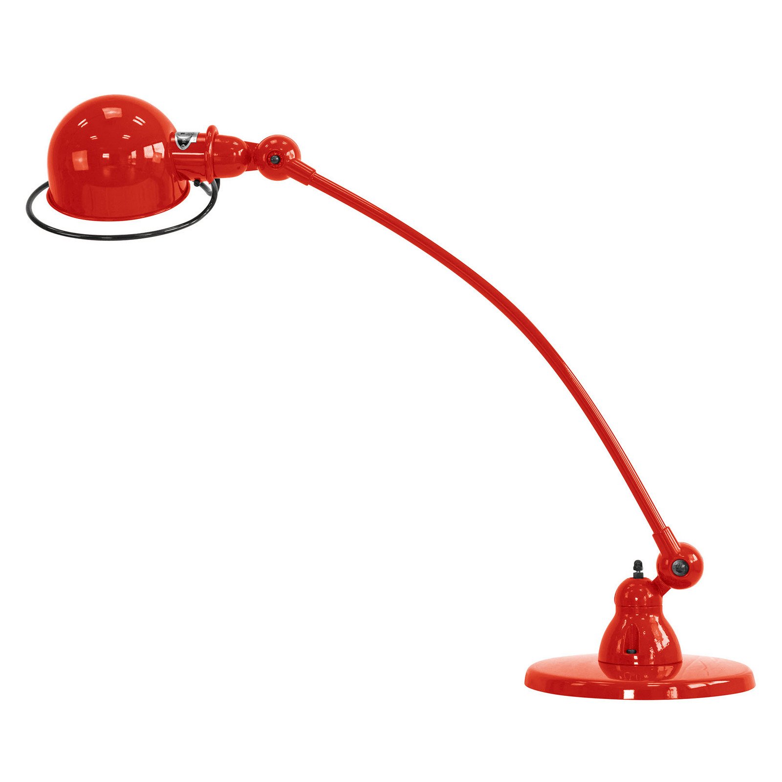 Jieldé Loft C6000 lampă de masă curbată roșu