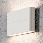 Candeeiro de parede exterior LED Chieri 17 cm branco