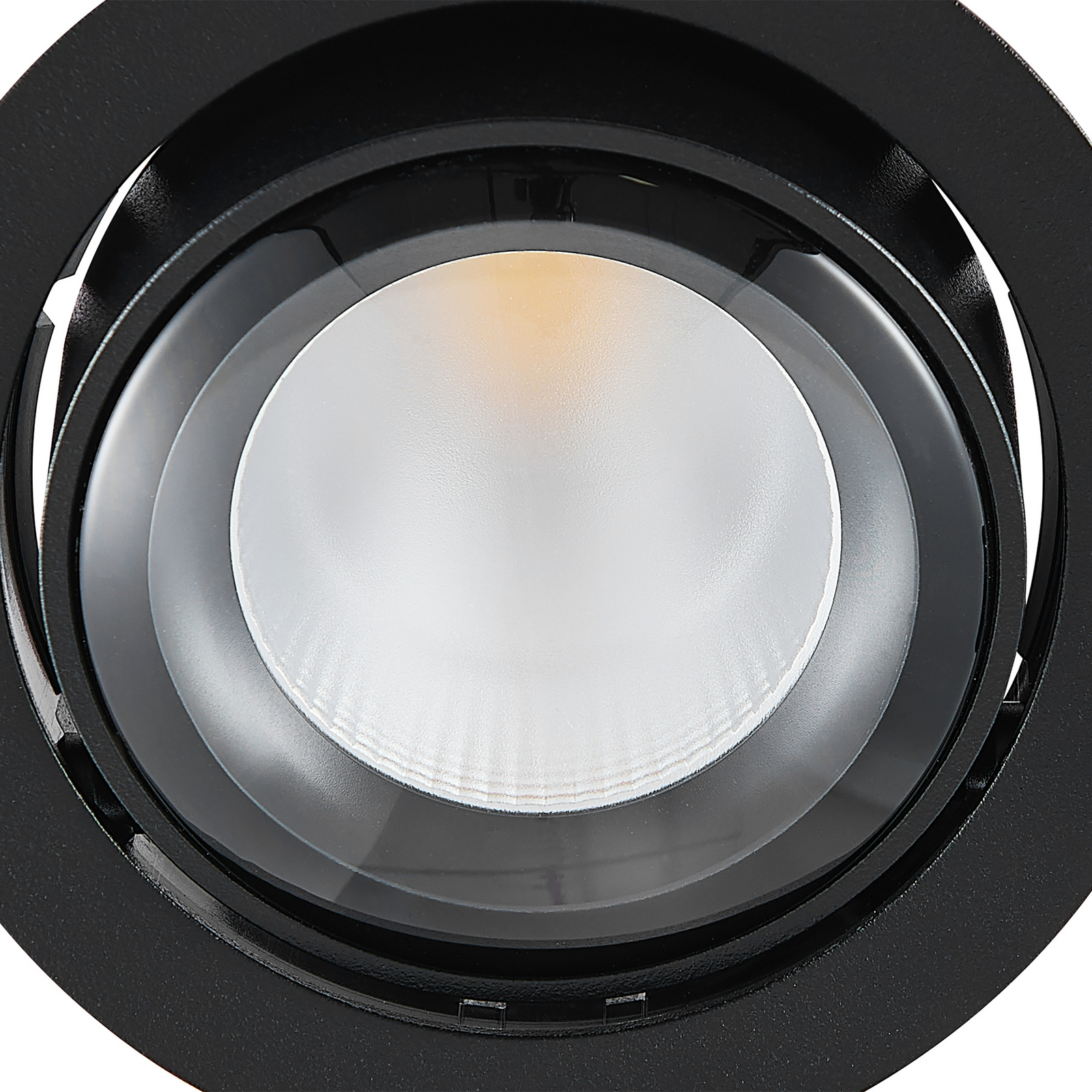 Indbygget loftlampe med LED MAG MINI, sort, Ø 10 cm, CCT 18 V