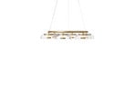 Blossi 6 Chandelier Nordic Gold/Clear - Nuura