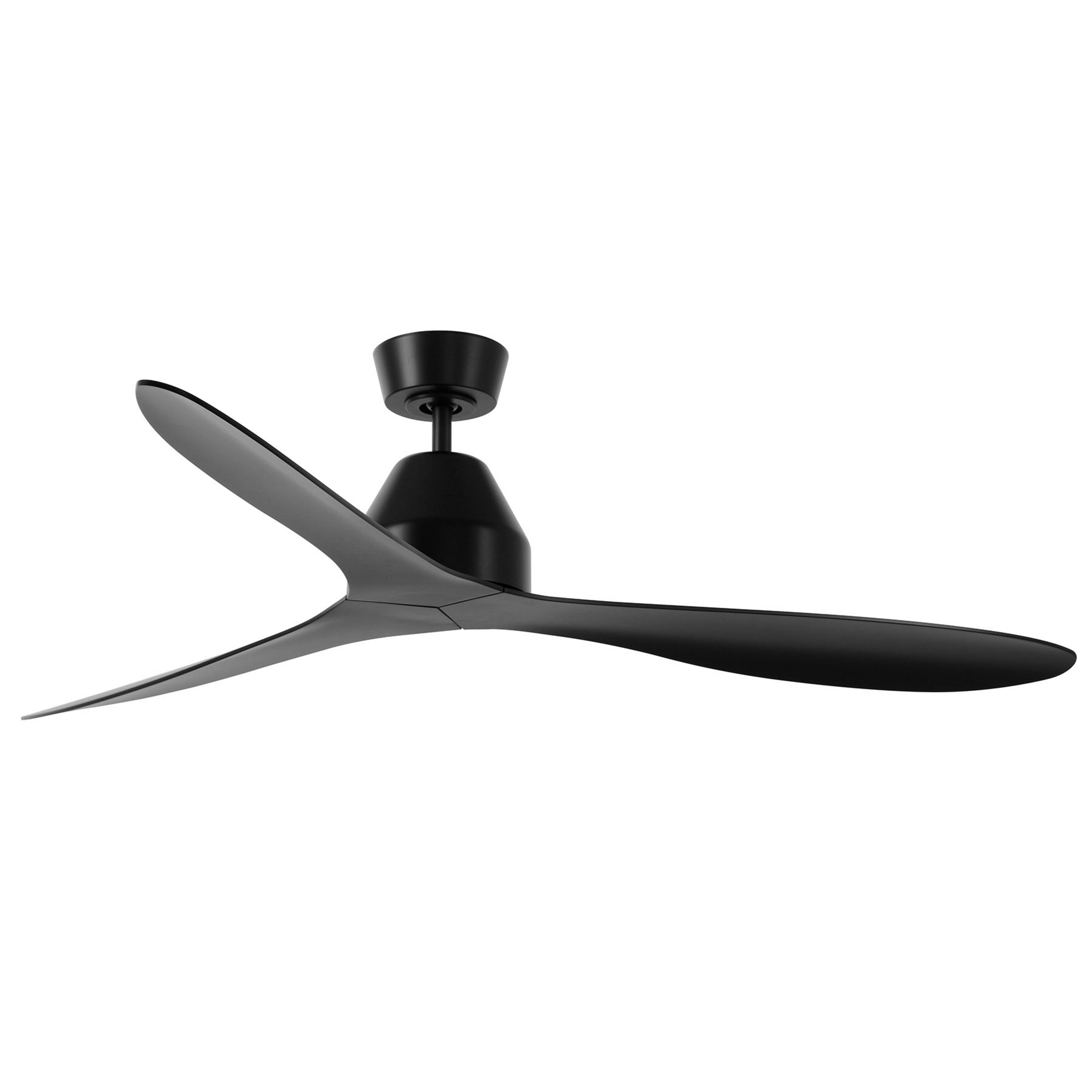 Whitehaven-kattotuuletin, musta, DC, halkaisija 142 cm – Beacon