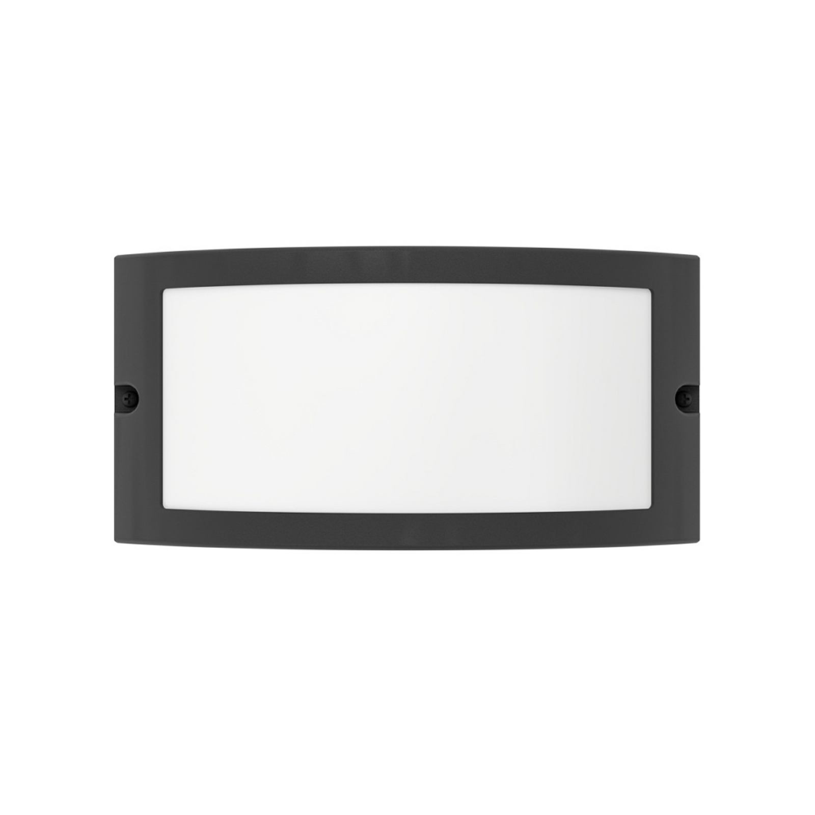 EGLO buitenwandlamp POGGIARELLO, zwart, plat model 22 cm IP54