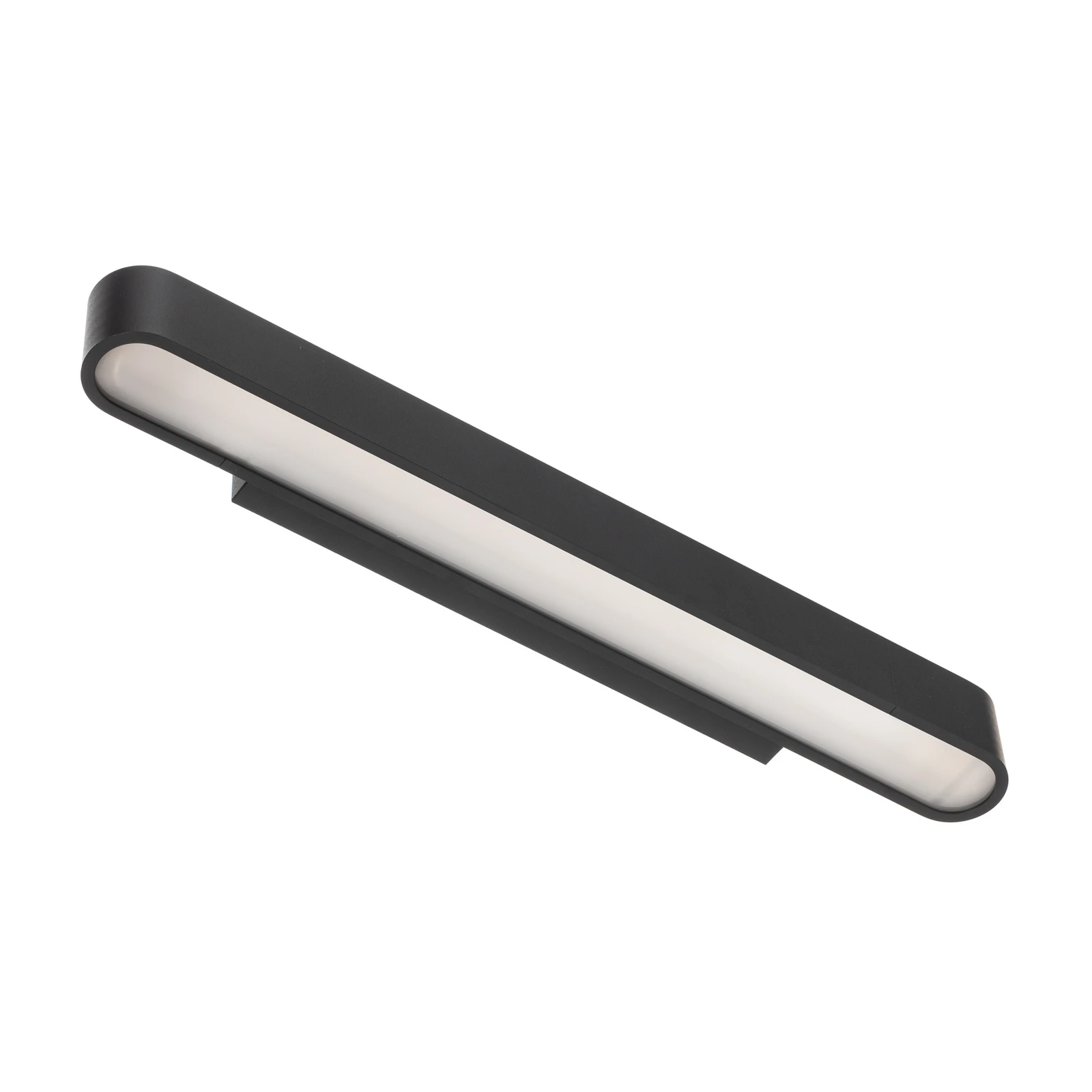 Wandleuchte Soft, Breite 60 cm, graphit, Aluminium, G13