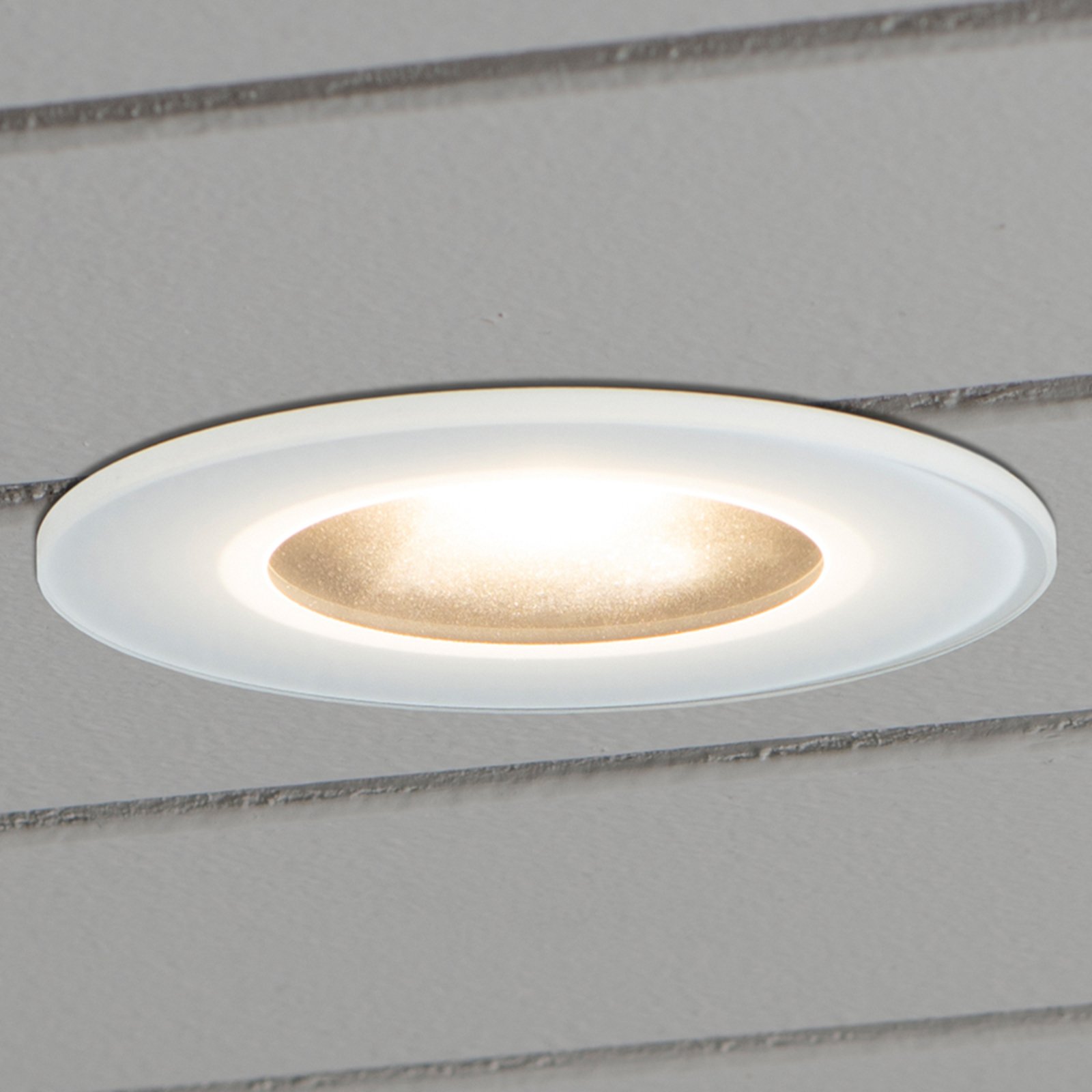 Spot LED incasso 7875 soffitti esterni, bianco