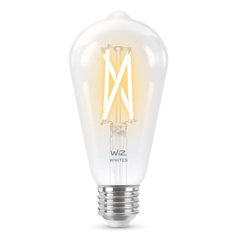 WiZ E27 LED ST64 Filament klar 6,5W 2.200-5.500K