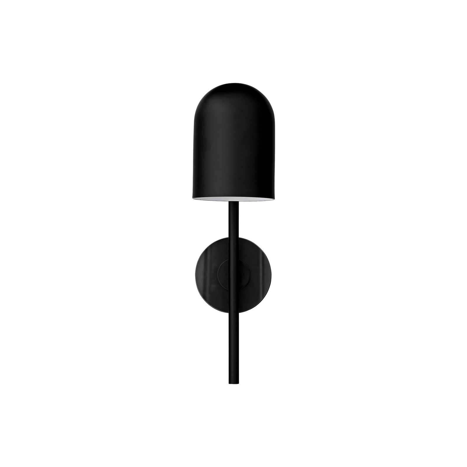 Nástenné svietidlo AYTM Luceo, čierne, so zástrčkou