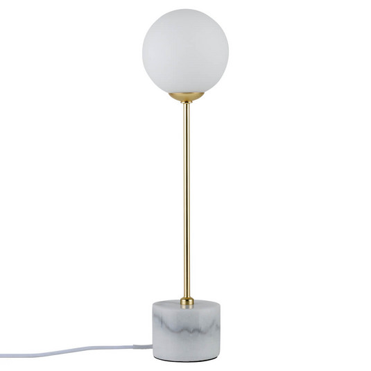 Moa Asztali Lámpa Fehér/Gold/Marble - Paulmann