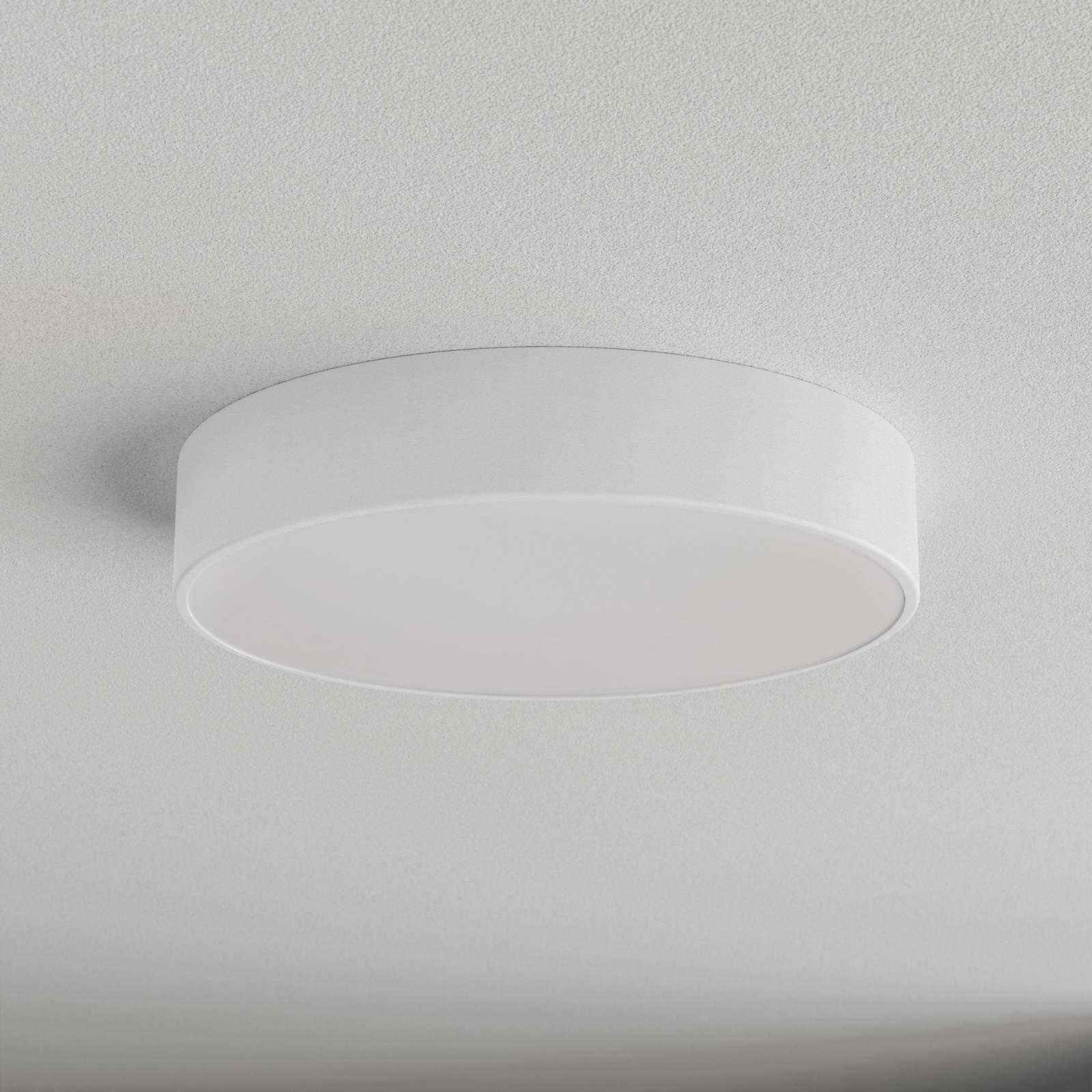 Deckenlampe Cleo 400, weiß, Sensor, IP54, Ø 40 cm, Metall günstig online kaufen