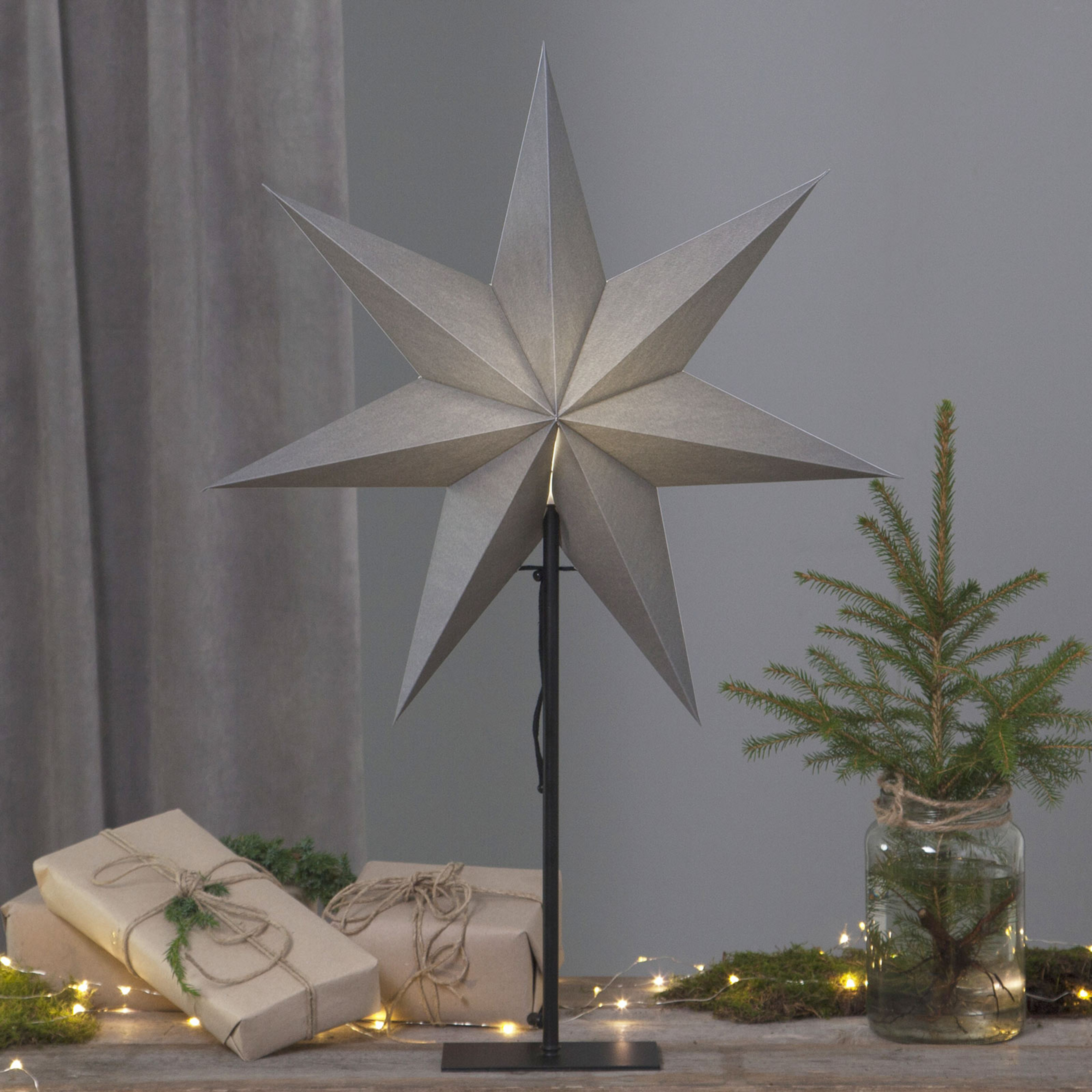 Estrela de pé Ozen altura 75 cm