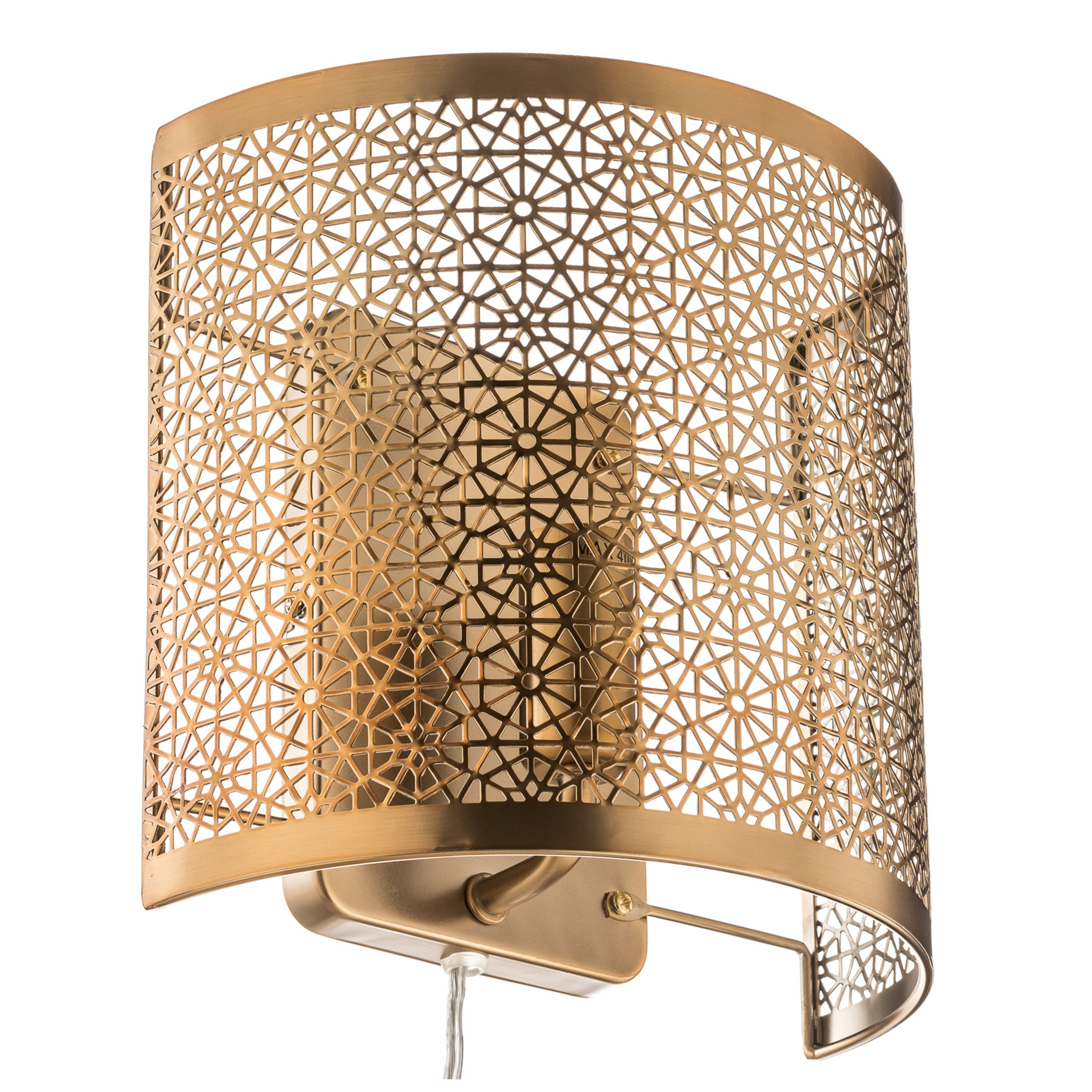 Hermine Wandleuchte H21 cm Messing - By Rydéns