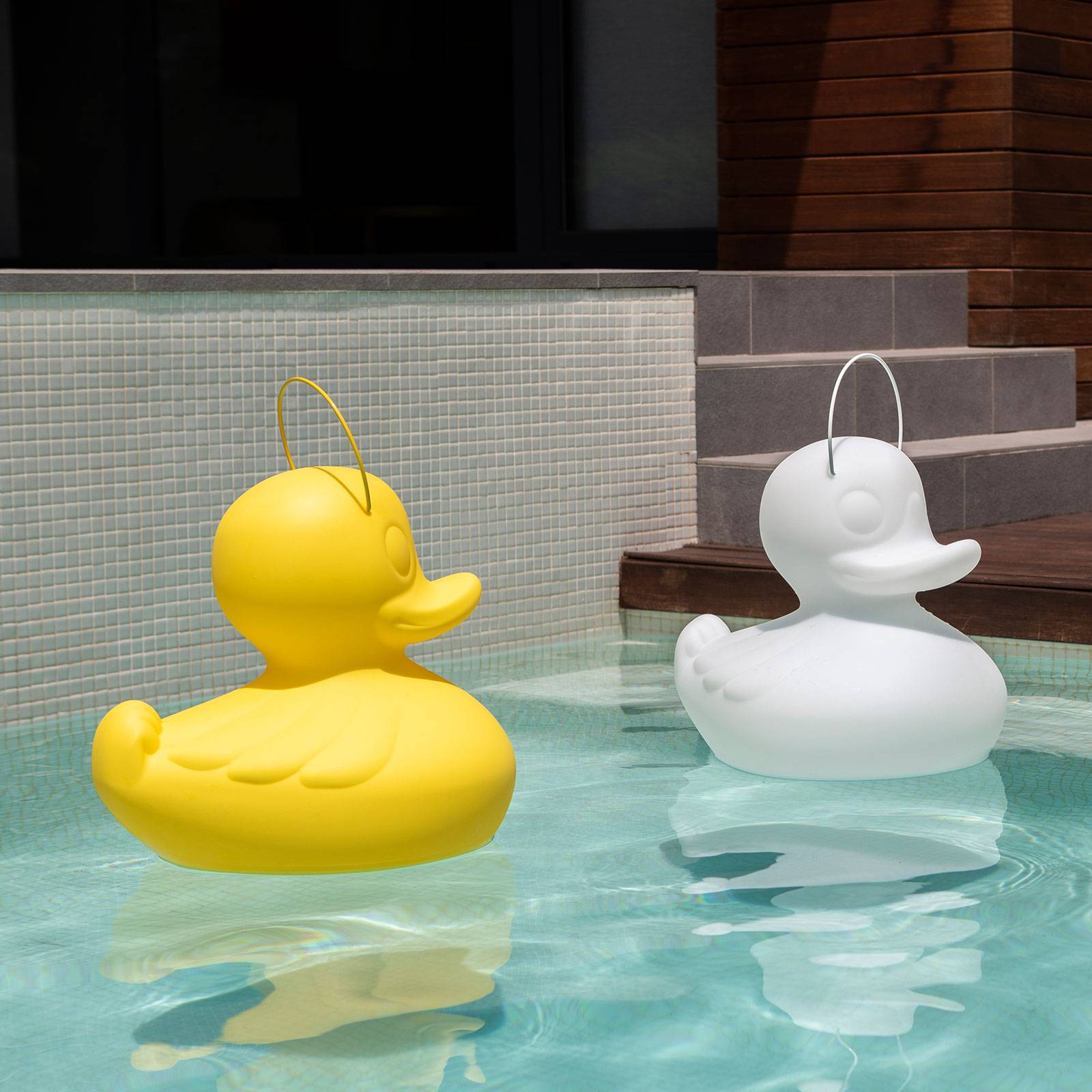 Lampa designerska LED DUCK-DUCK S zewnętrzna żółta